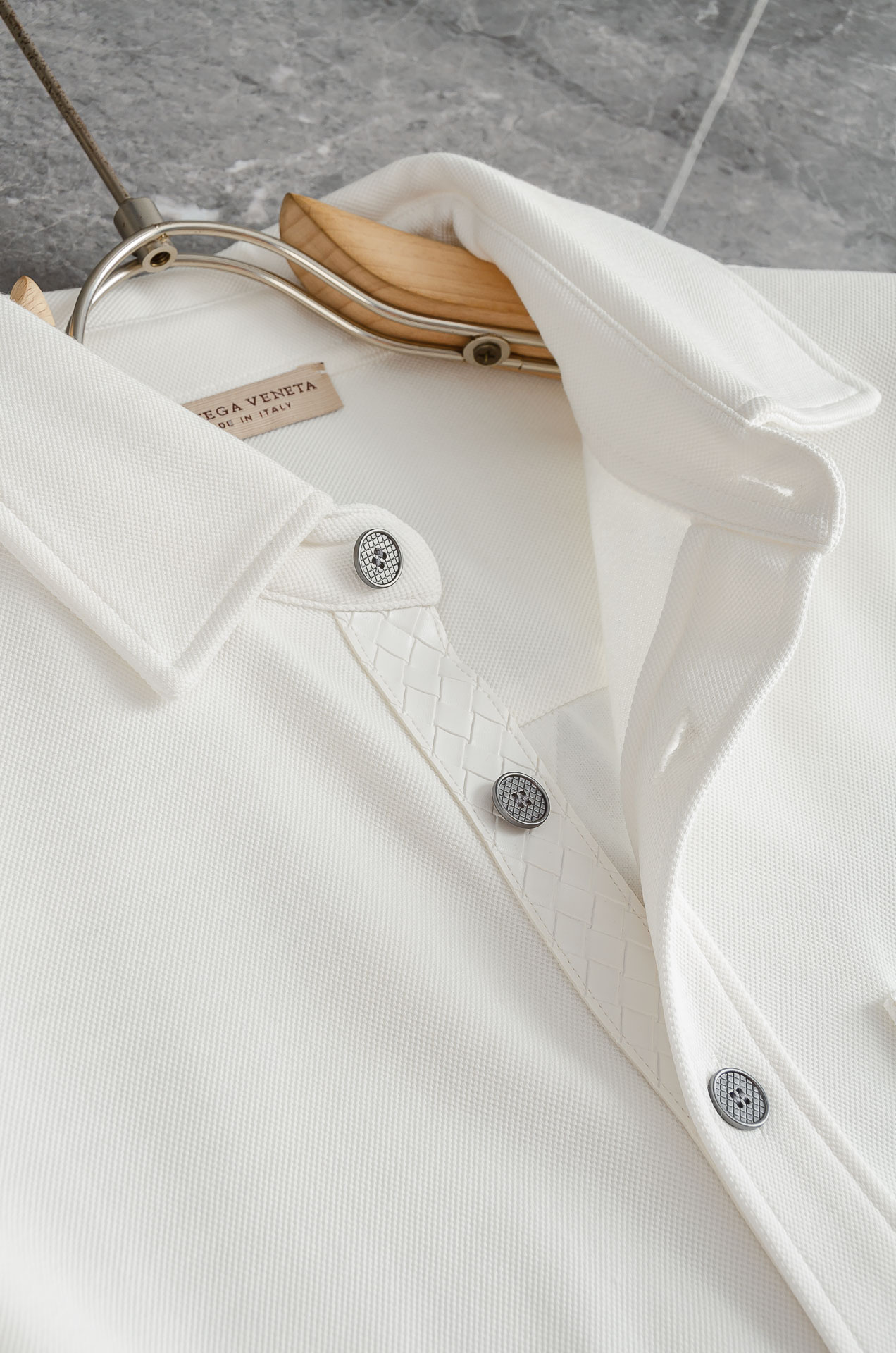 Bottega Veneta Male Shirt Cotton Fleece Lined M-xxxl