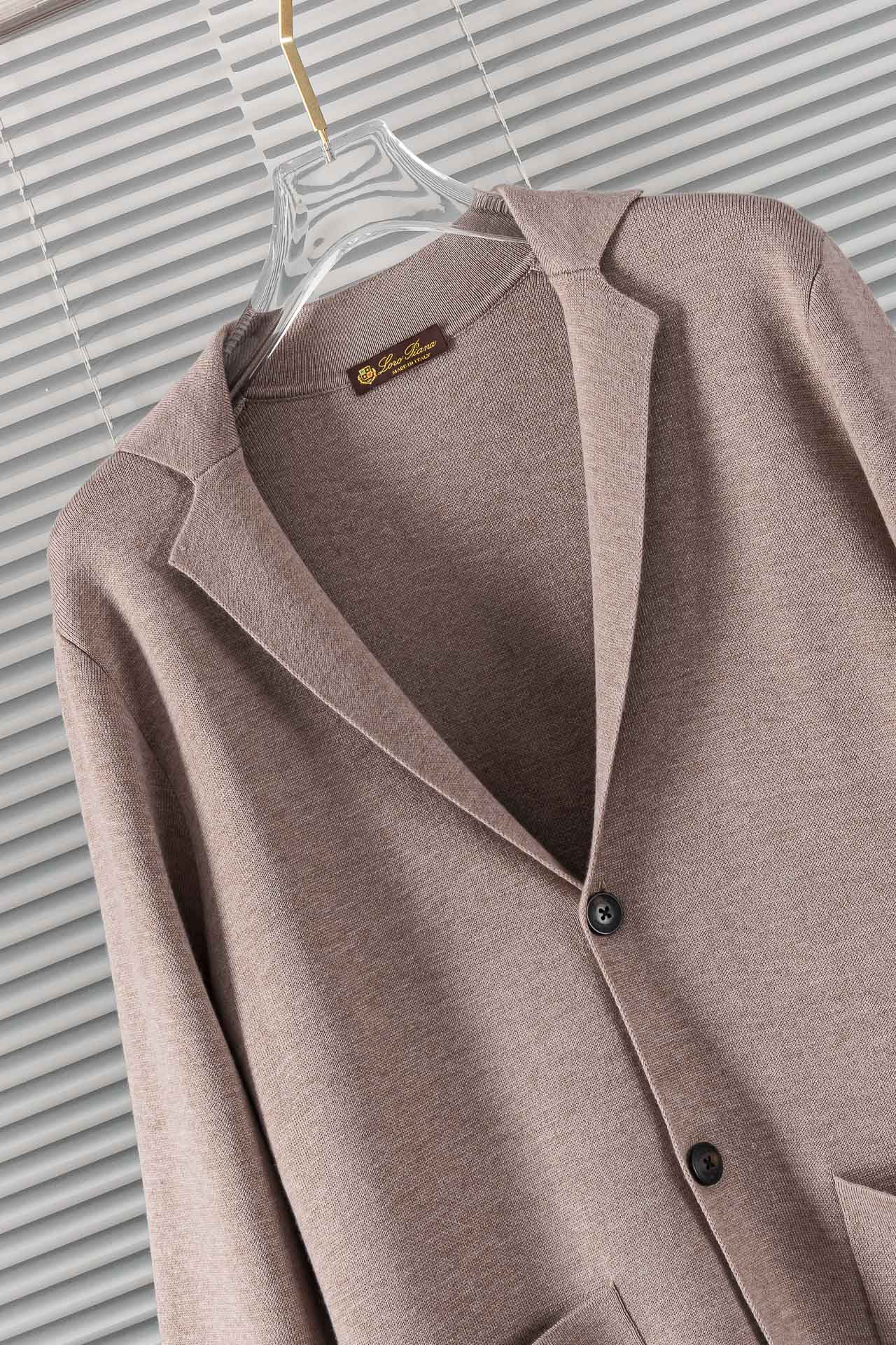 Loro Piana Male Basic Clothing Wool M-l-xl