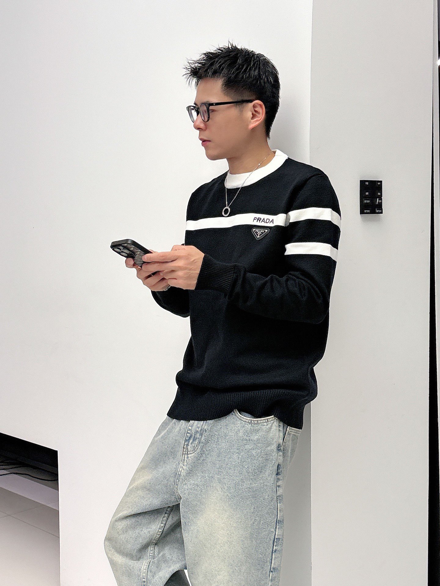 Prada Basic Clothing Wool M-xl