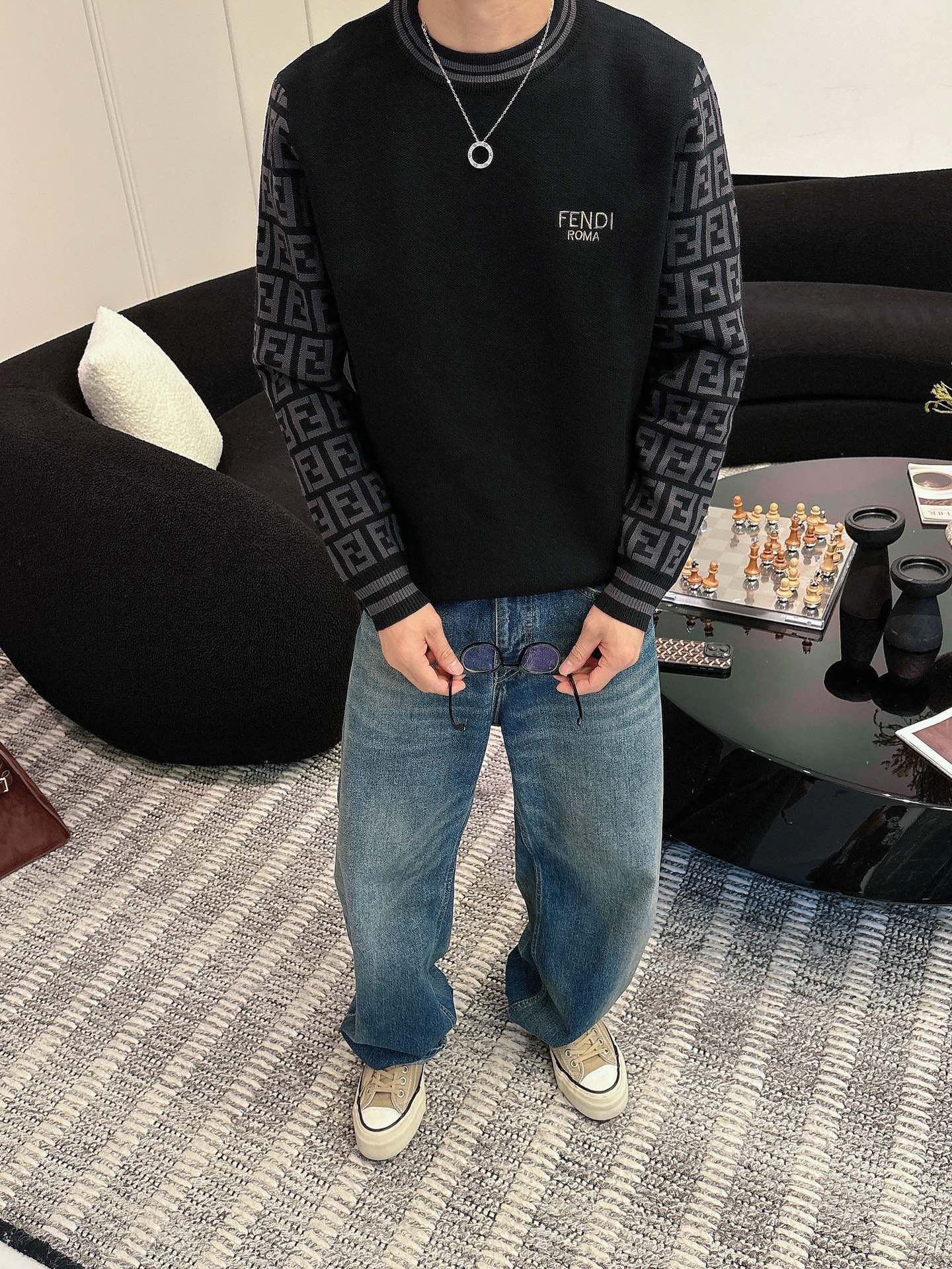 Fendi Basic Clothing Wool M-xl