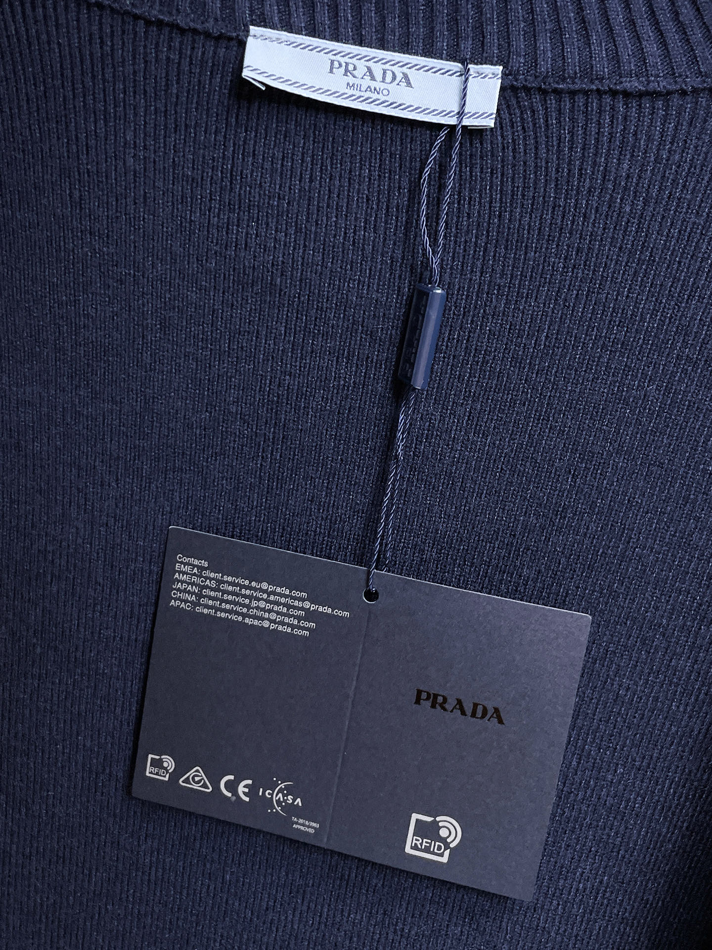 Prada Male Basic Clothing Cotton M-xl