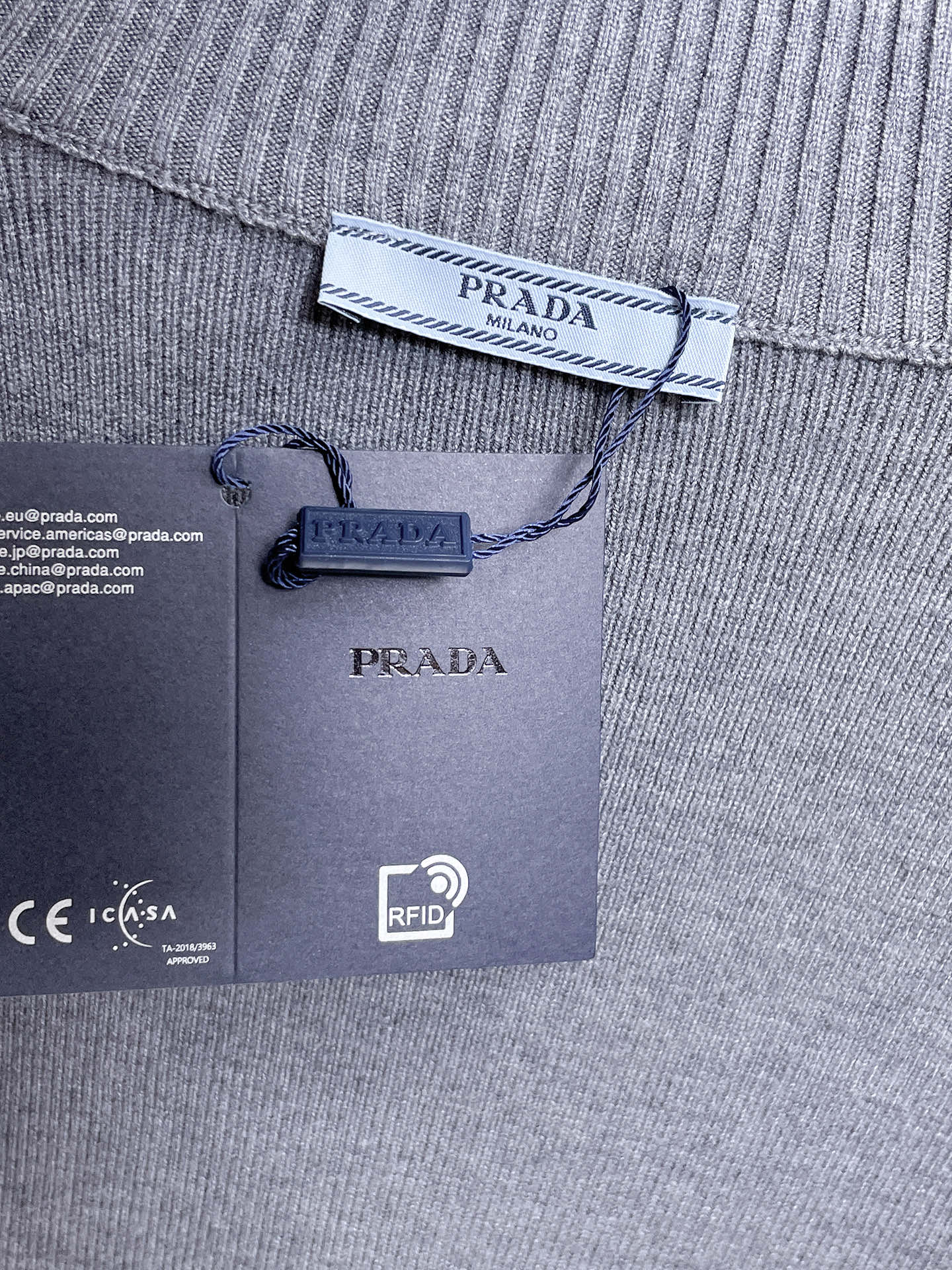Prada Male Basic Clothing Cotton M-xl