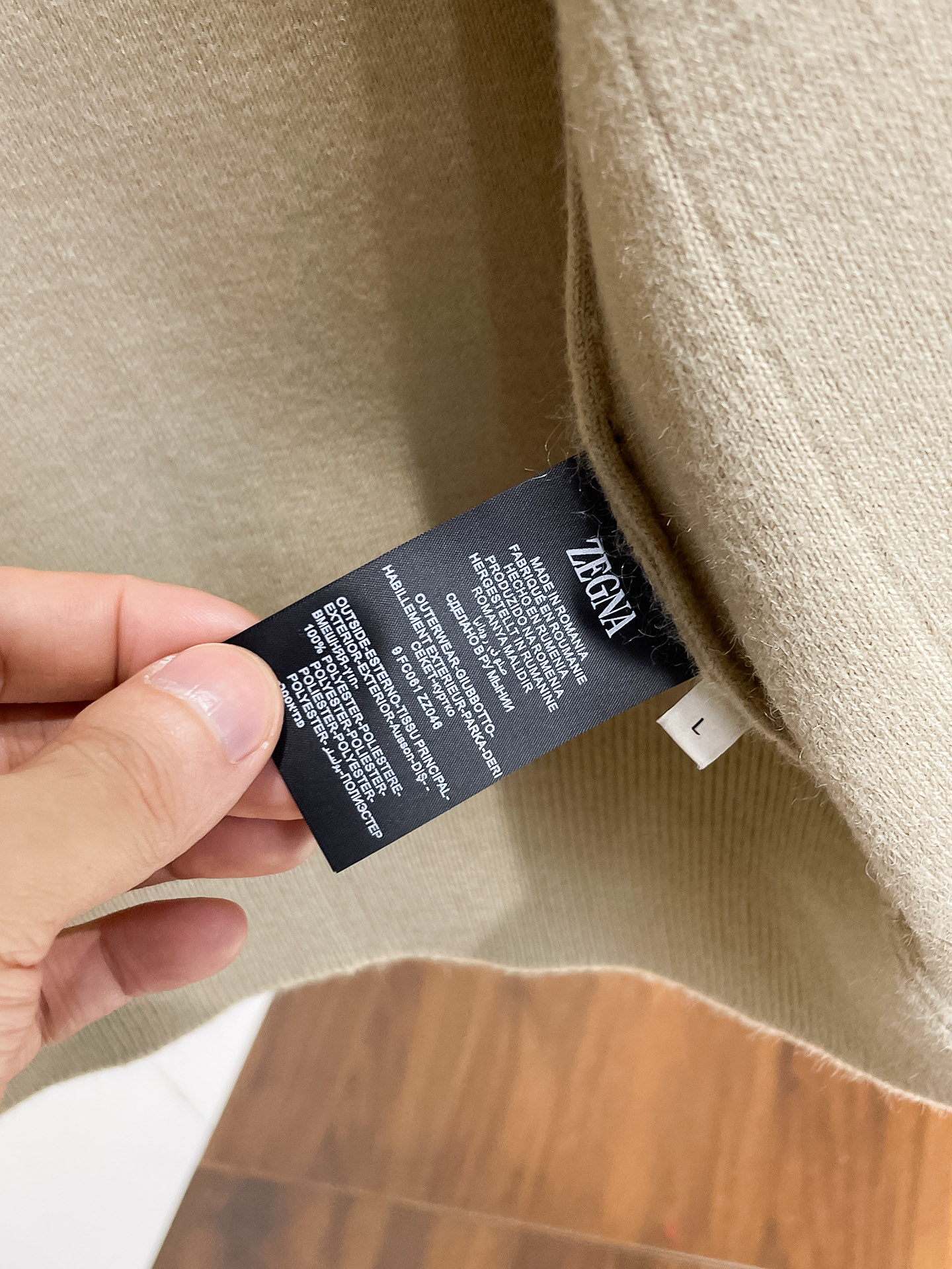 Ermenegildo Zegna Male Basic Clothing Cotton M-xl