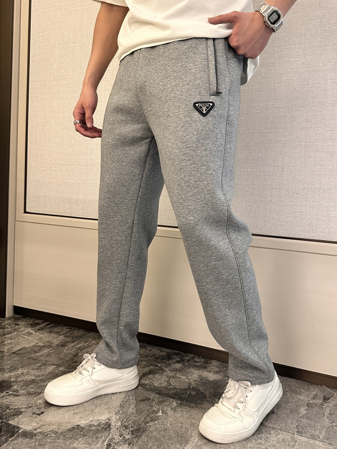 Prada Basic Clothing Fleece Lined L-xxxl