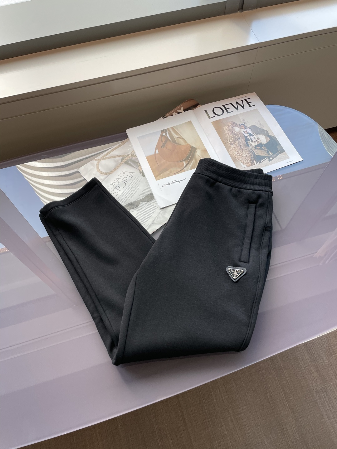 Prada Basic Clothing Fleece Lined L-xxxl