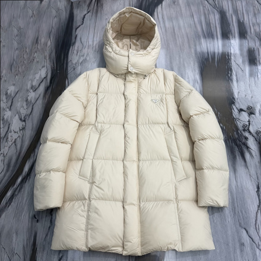 Prada Male Down Jacket Hooded