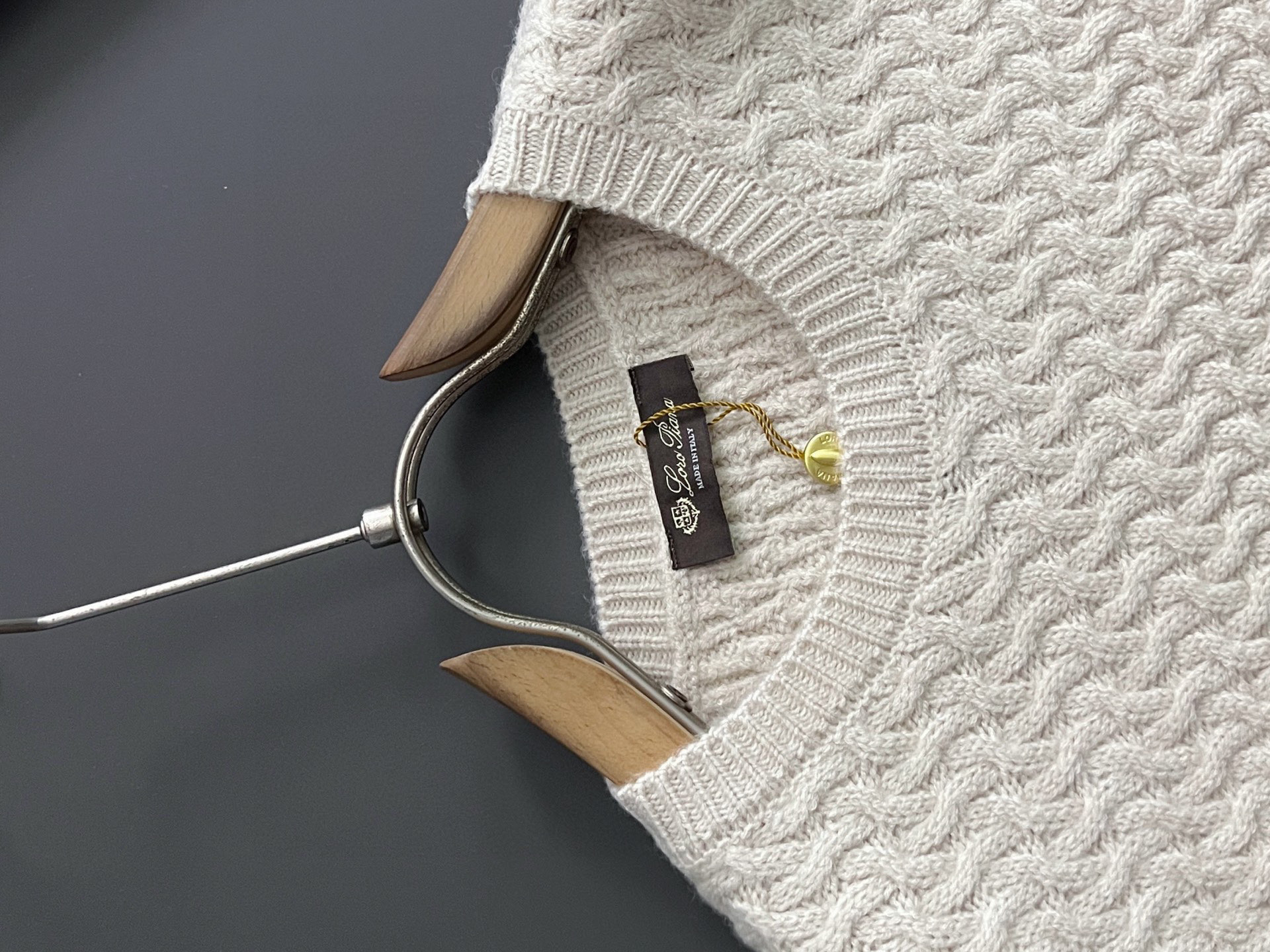 Loro Piana Couple Basic Clothing Wool Striped M-l-xl