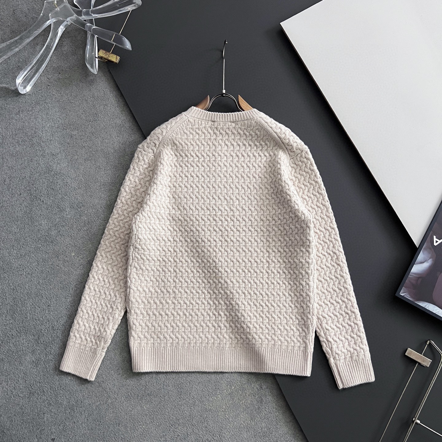 Loro Piana Couple Basic Clothing Wool Striped M-l-xl