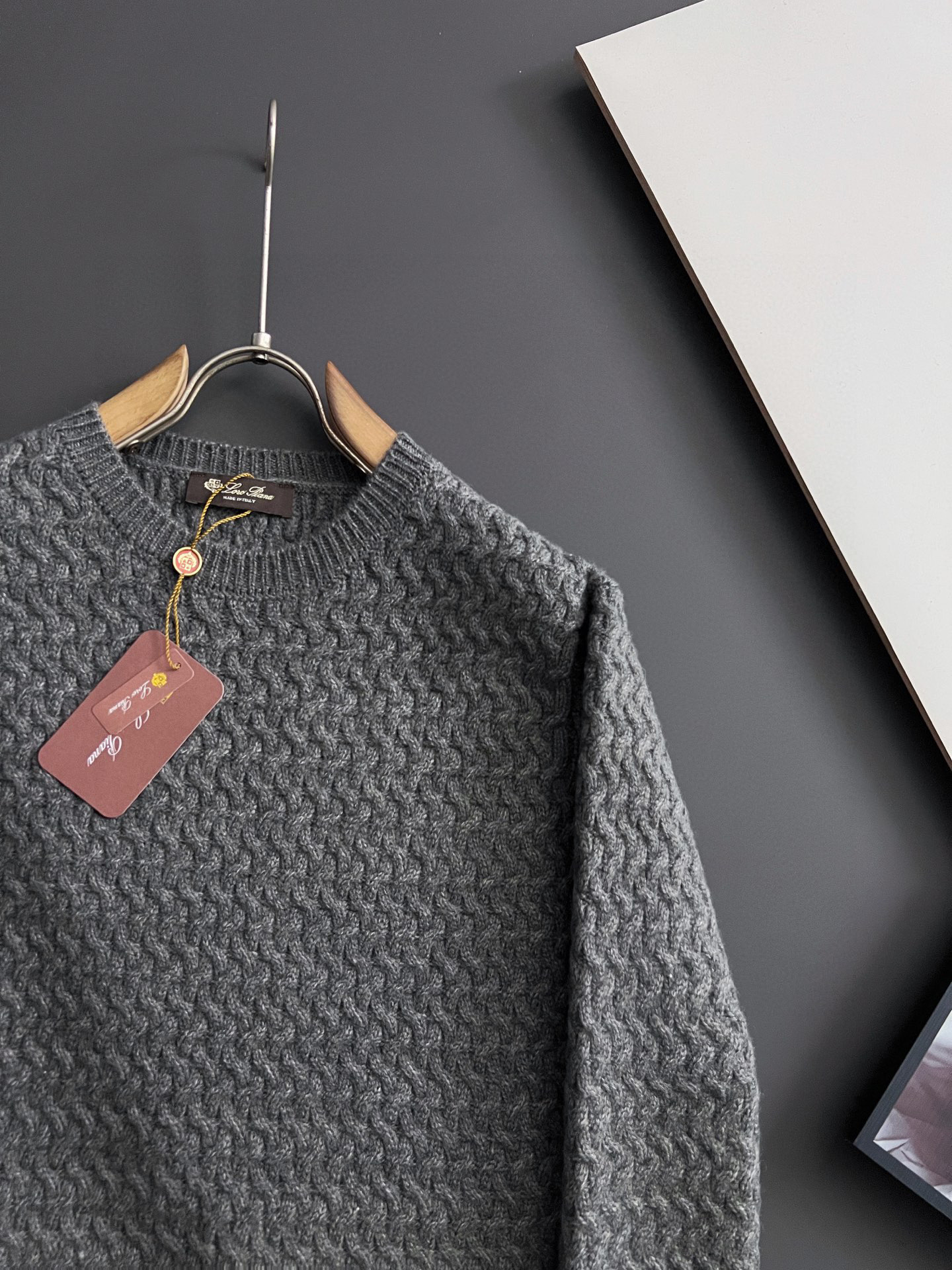 Loro Piana Couple Basic Clothing Wool Striped M-l-xl