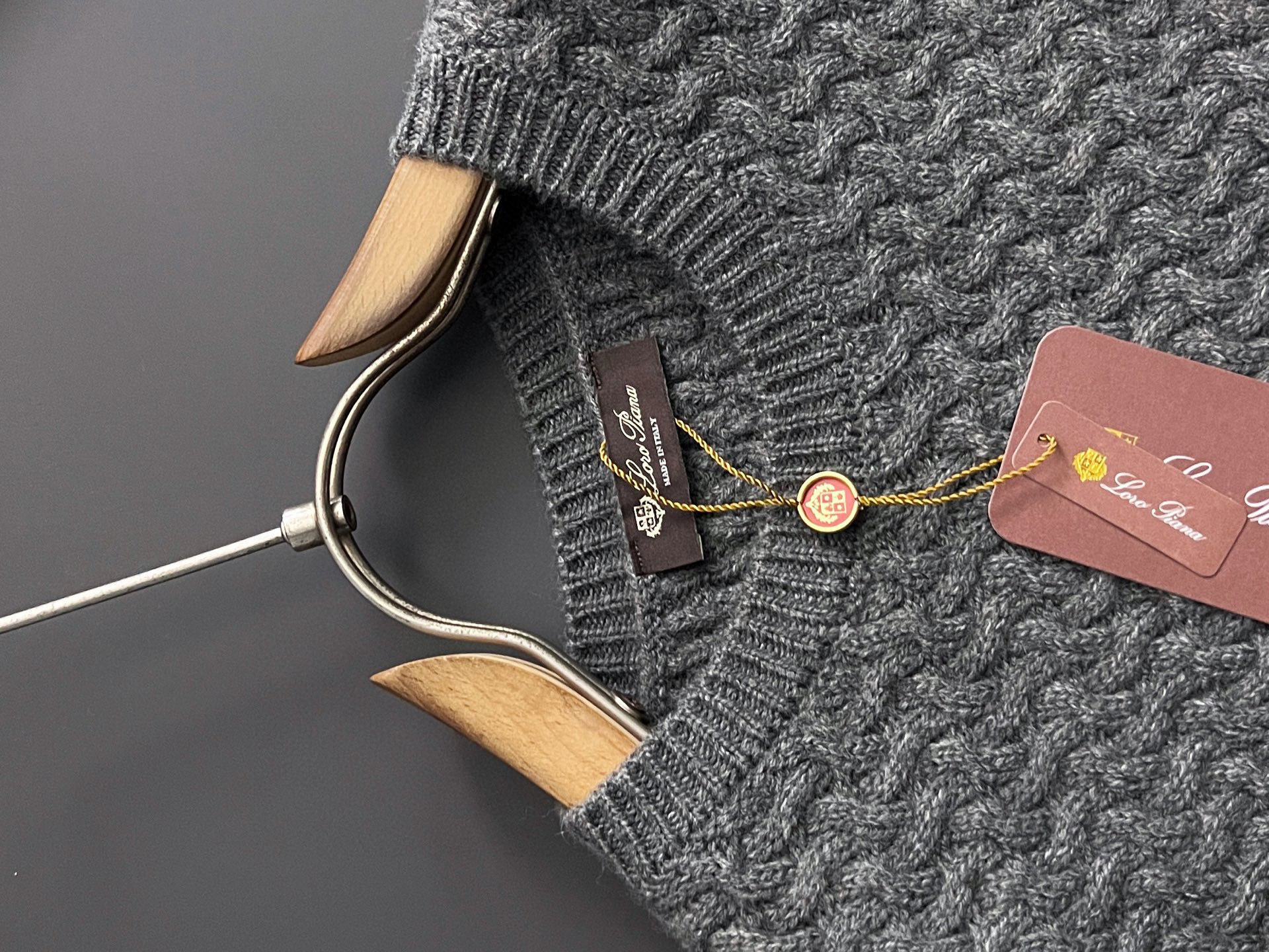 Loro Piana Couple Basic Clothing Wool Striped M-l-xl