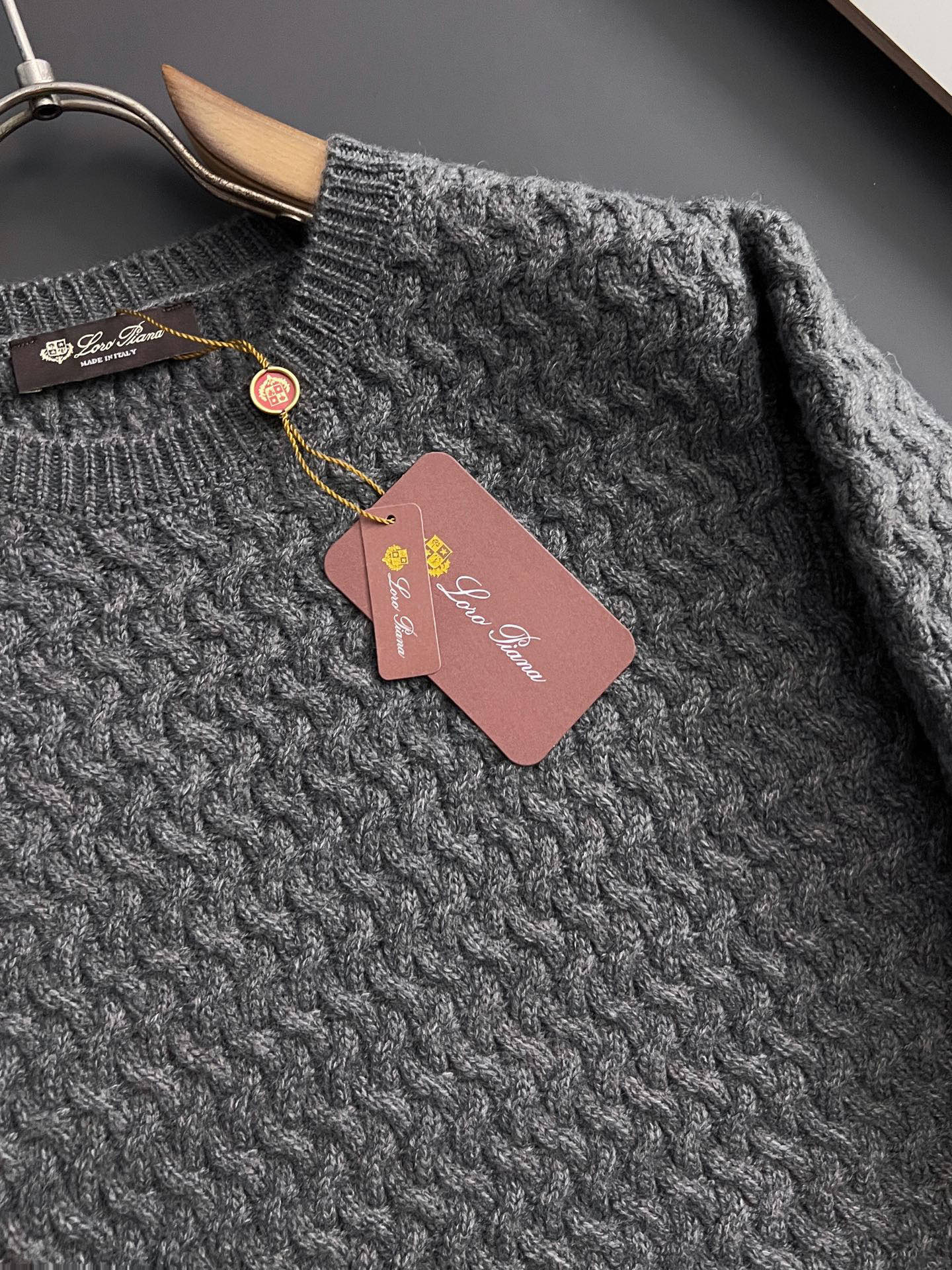 Loro Piana Couple Basic Clothing Wool Striped M-l-xl