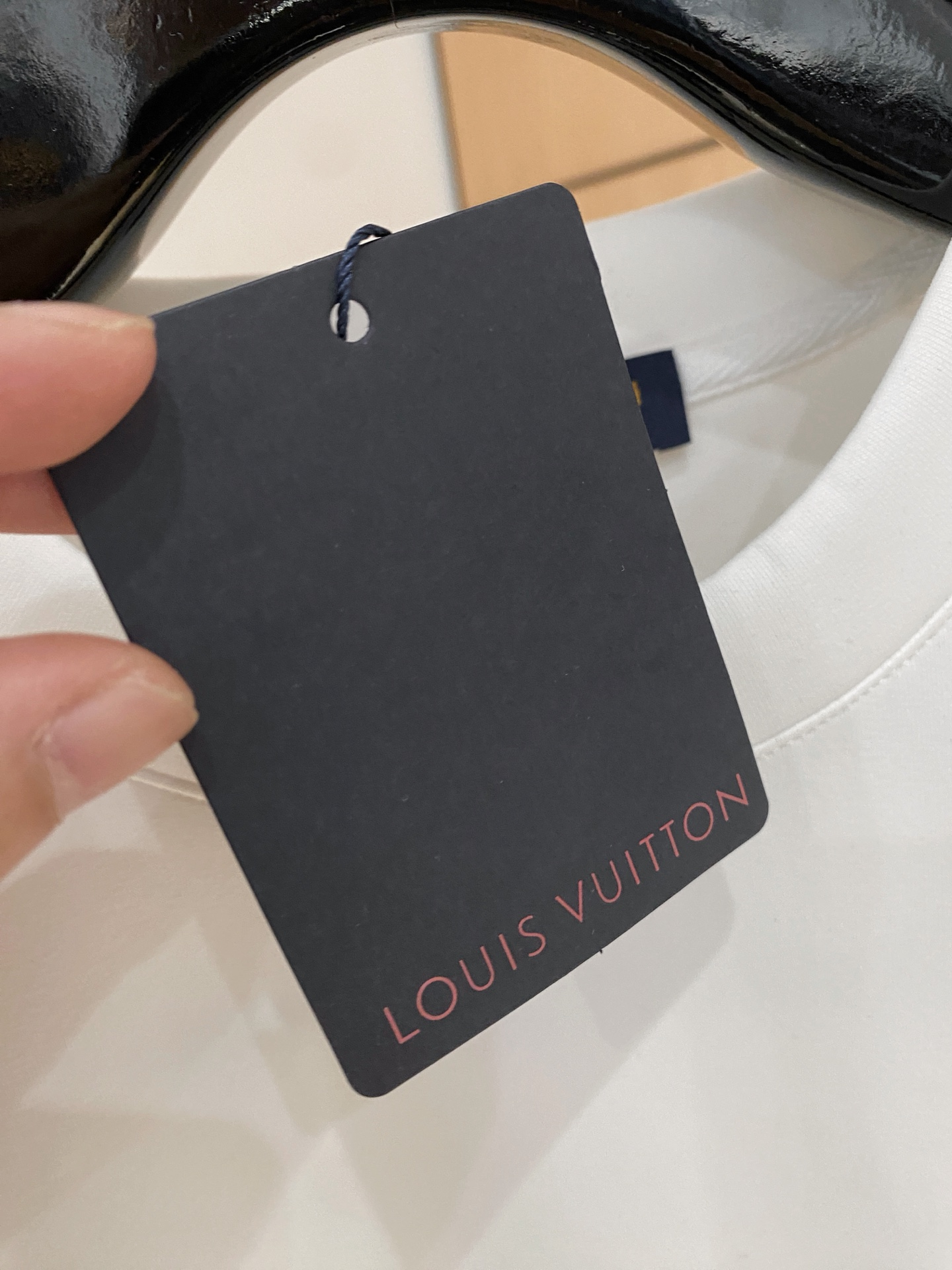 Louis Vuitton Male Hoodie Cotton Black Xs-s-m-l