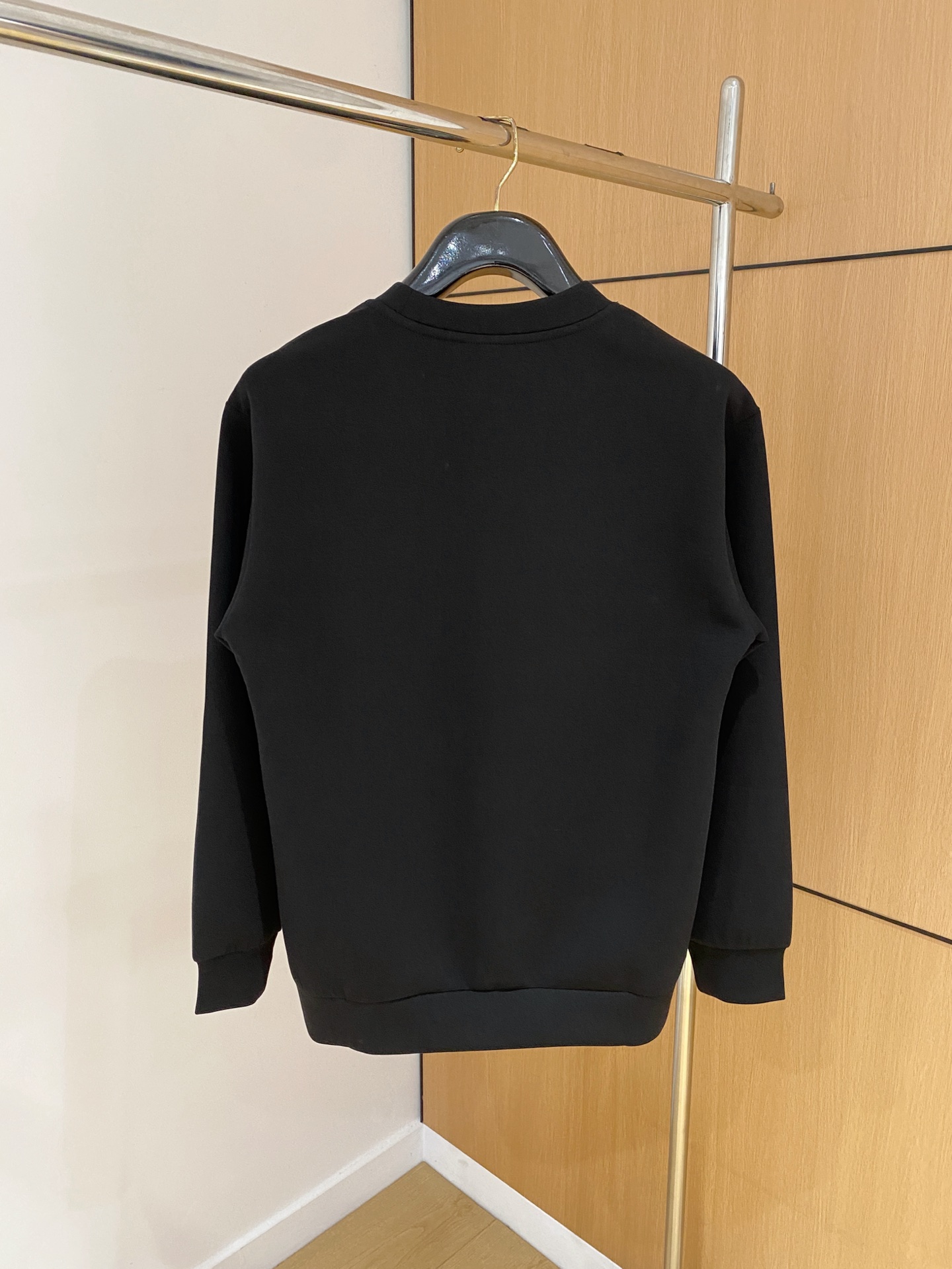 Louis Vuitton Male Hoodie Cotton Black Xs-s-m-l