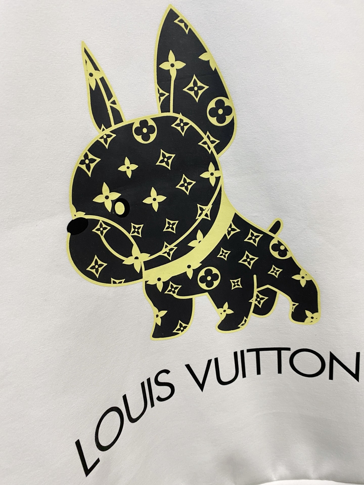 Louis Vuitton Male Hoodie Cotton Black Xs-s-m-l