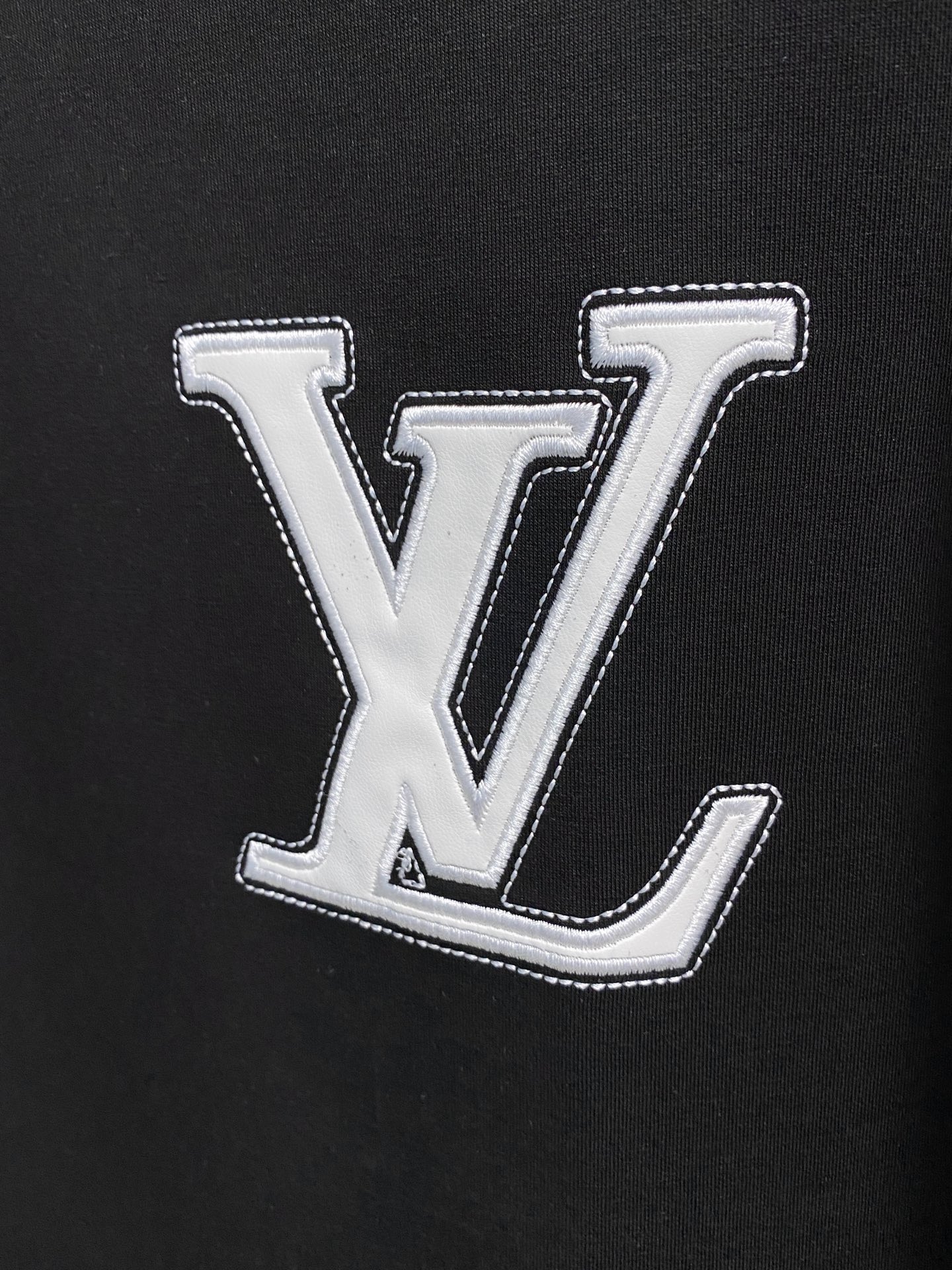 Louis Vuitton Male Hoodie Cotton Black Xs-s-m-l