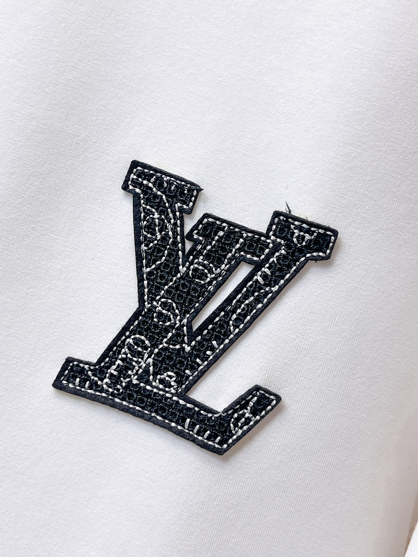 Louis Vuitton Male Hoodie Cotton Black Xs-s-m-l