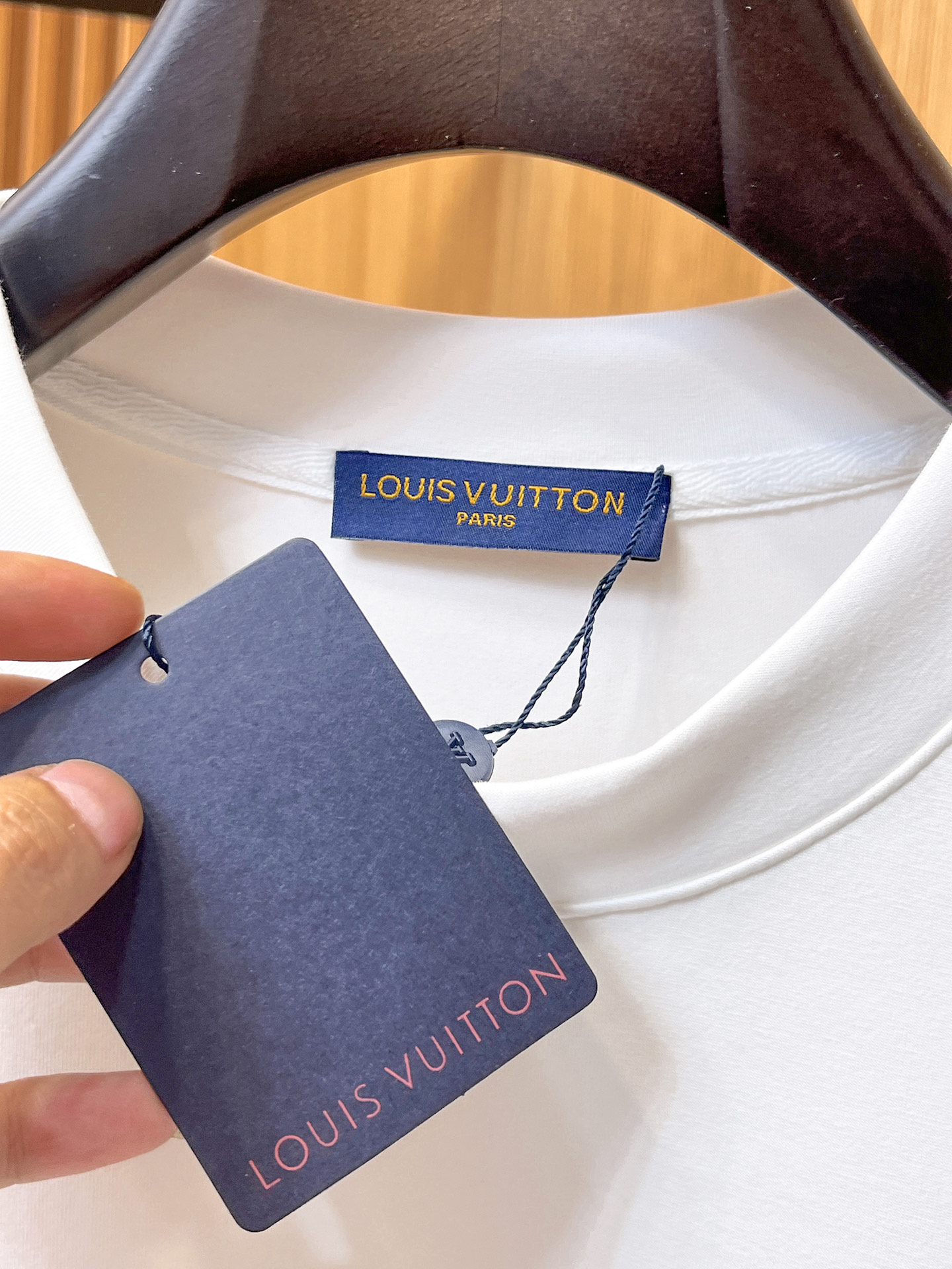 Louis Vuitton Male Hoodie Cotton Black Xs-s-m-l