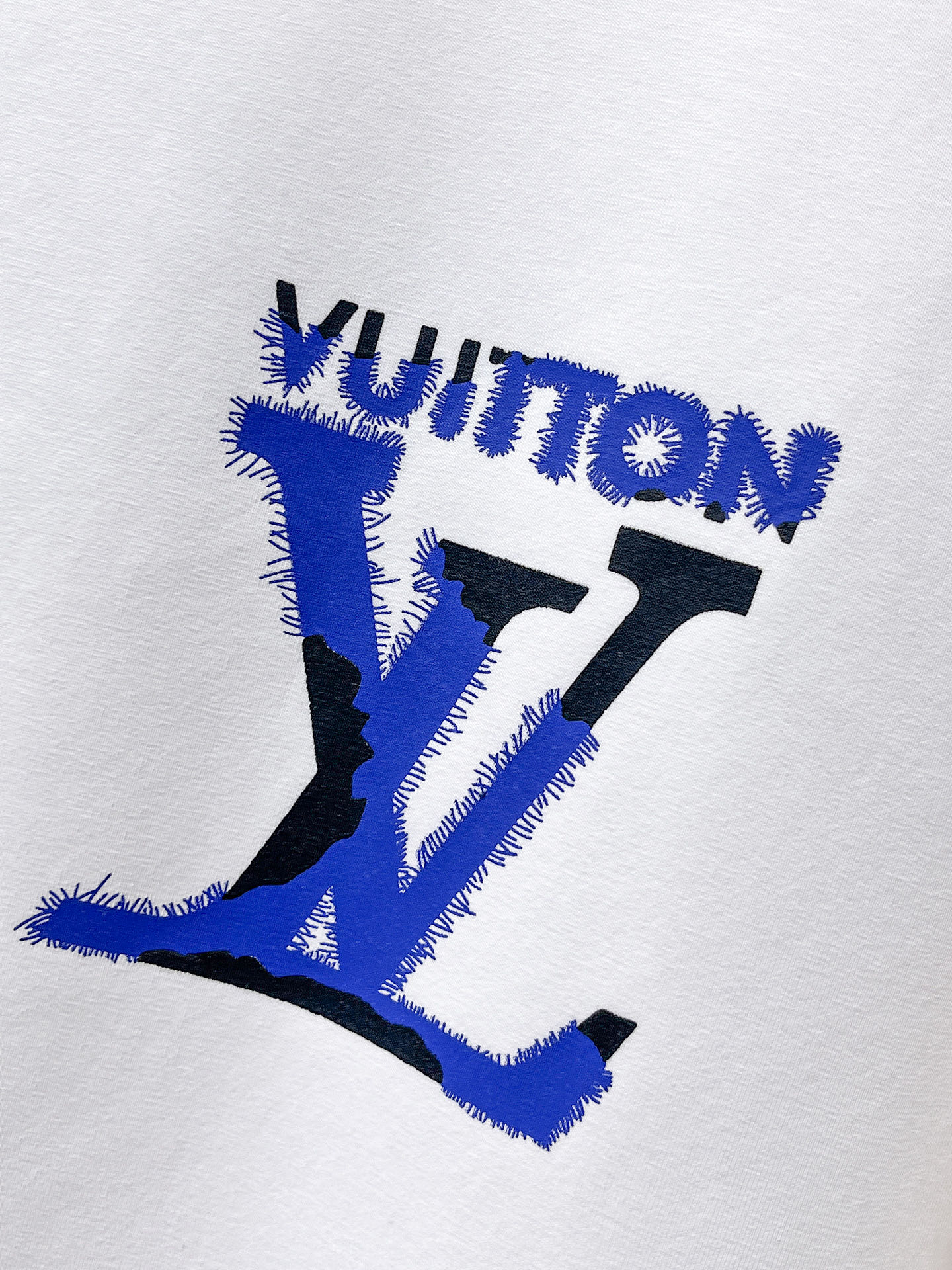 Louis Vuitton Male Hoodie Cotton Black Xs-s-m-l