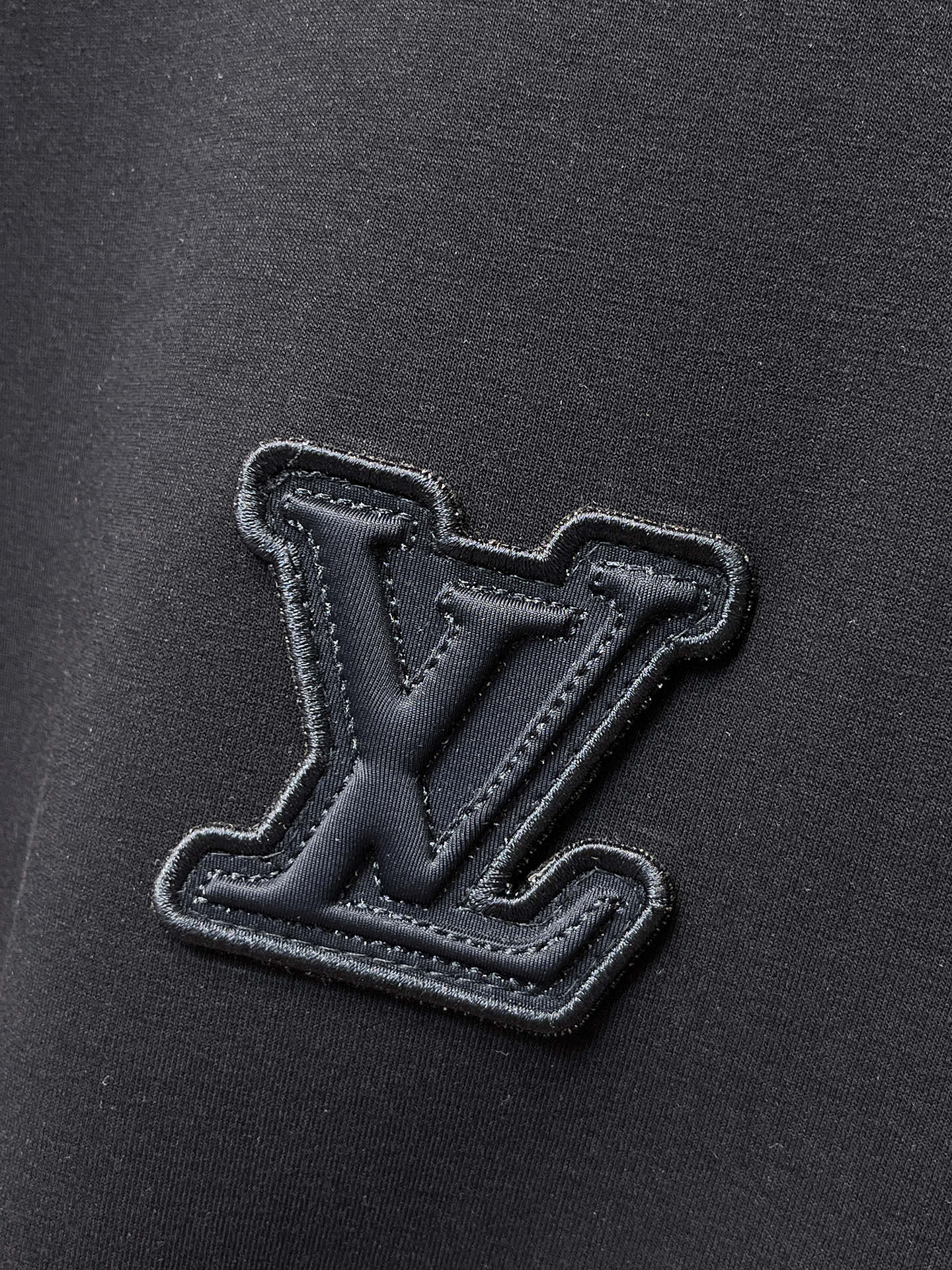 Louis Vuitton Male Hoodie Cotton Black Xs-s-m-l