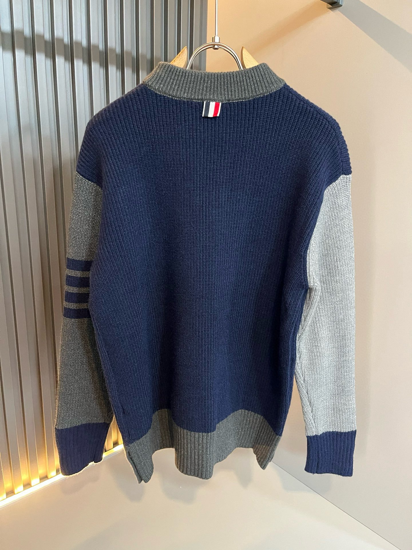 Thom Browne Couple Basic Clothing Wool Striped M-xl