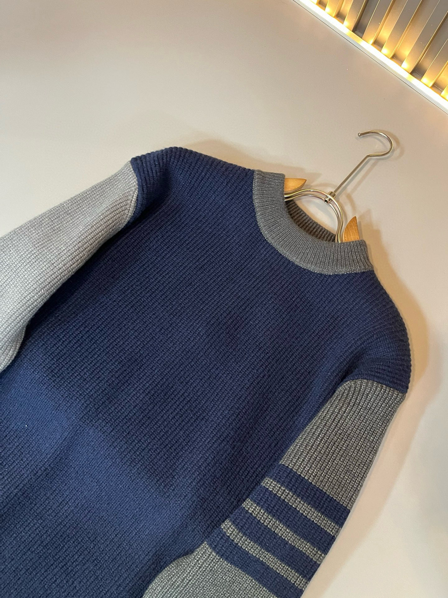 Thom Browne Couple Basic Clothing Wool Striped M-xl