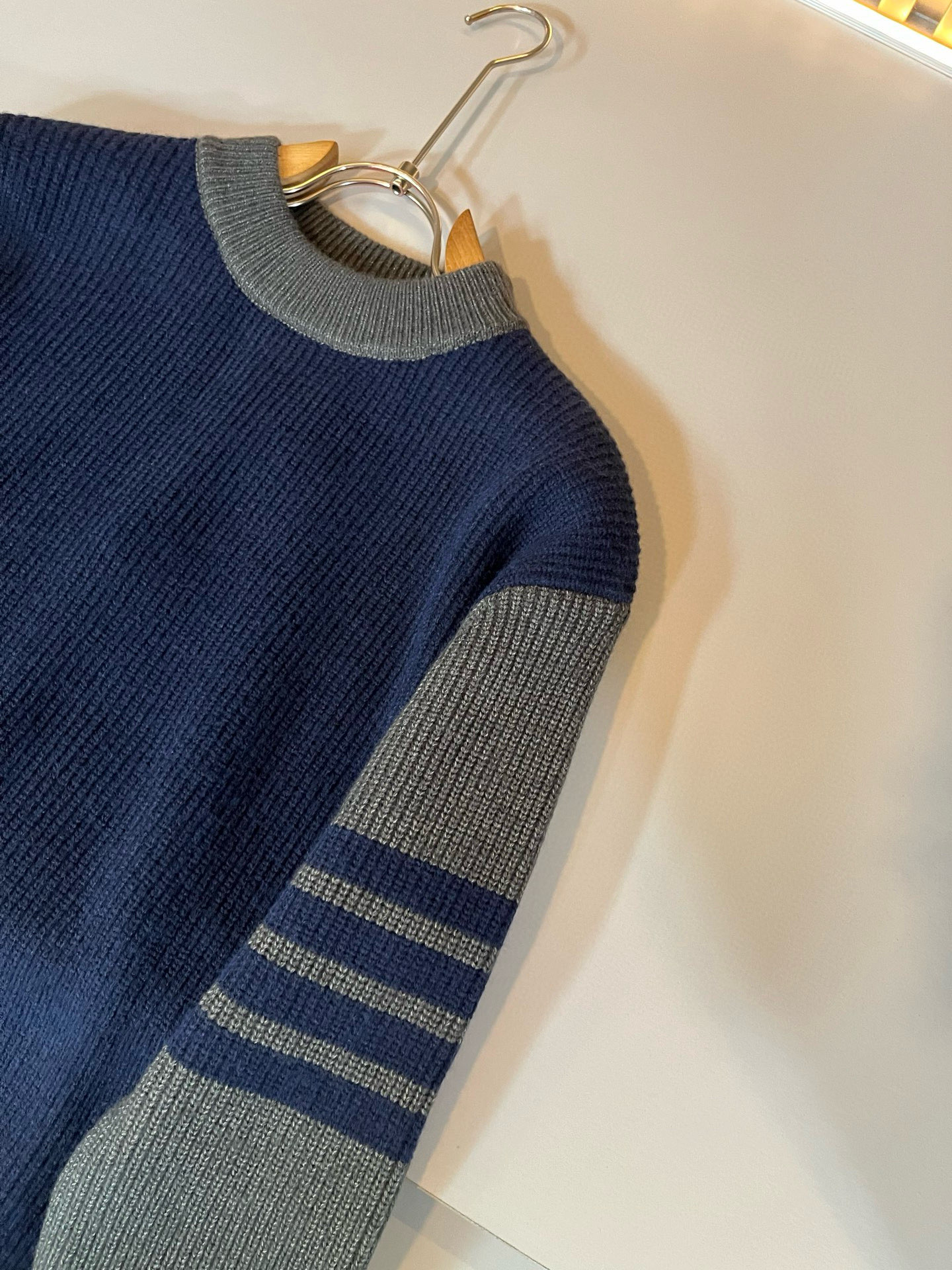 Thom Browne Couple Basic Clothing Wool Striped M-xl