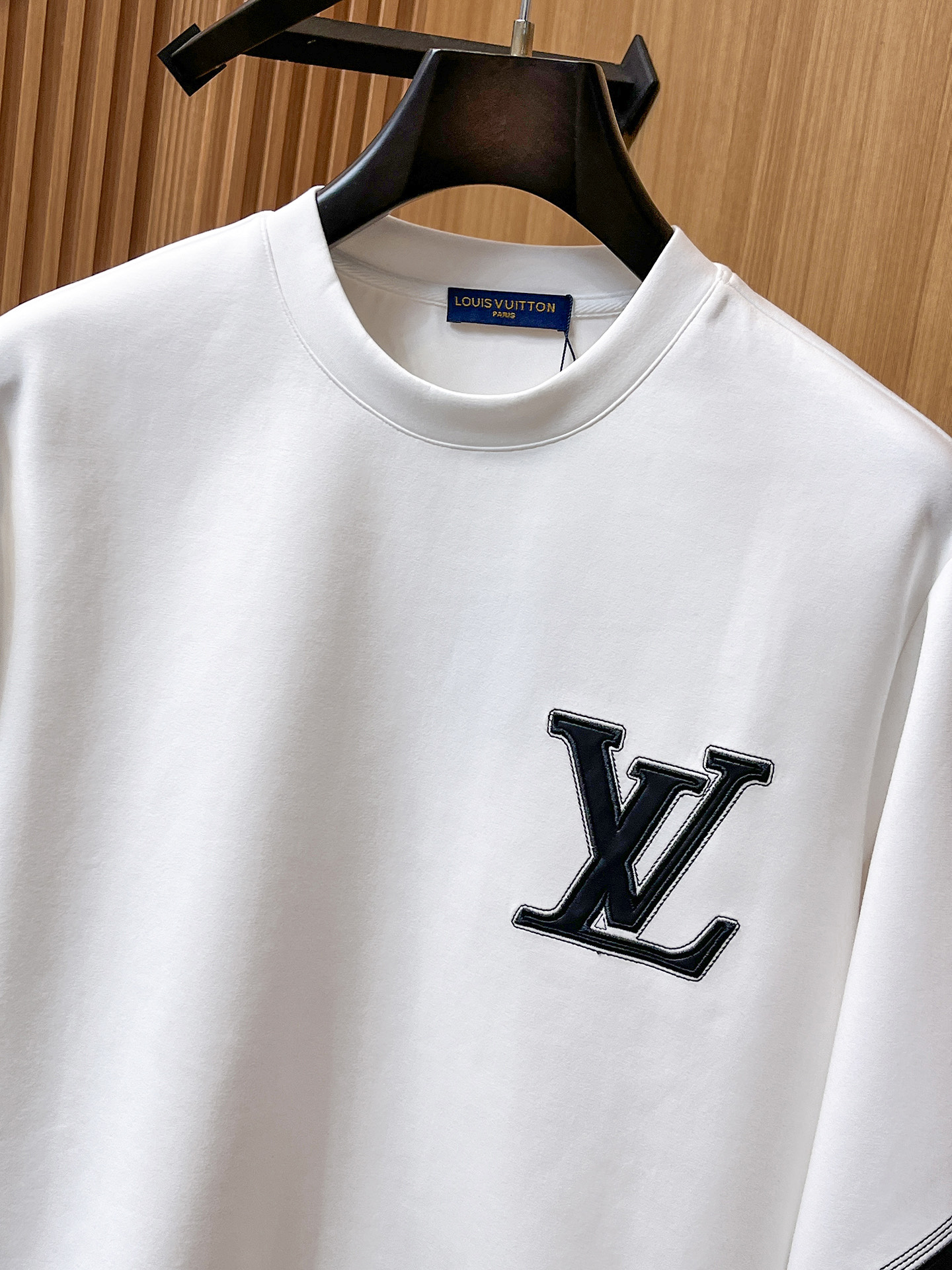 Louis Vuitton Male Hoodie Cotton Black Xs-s-m-l