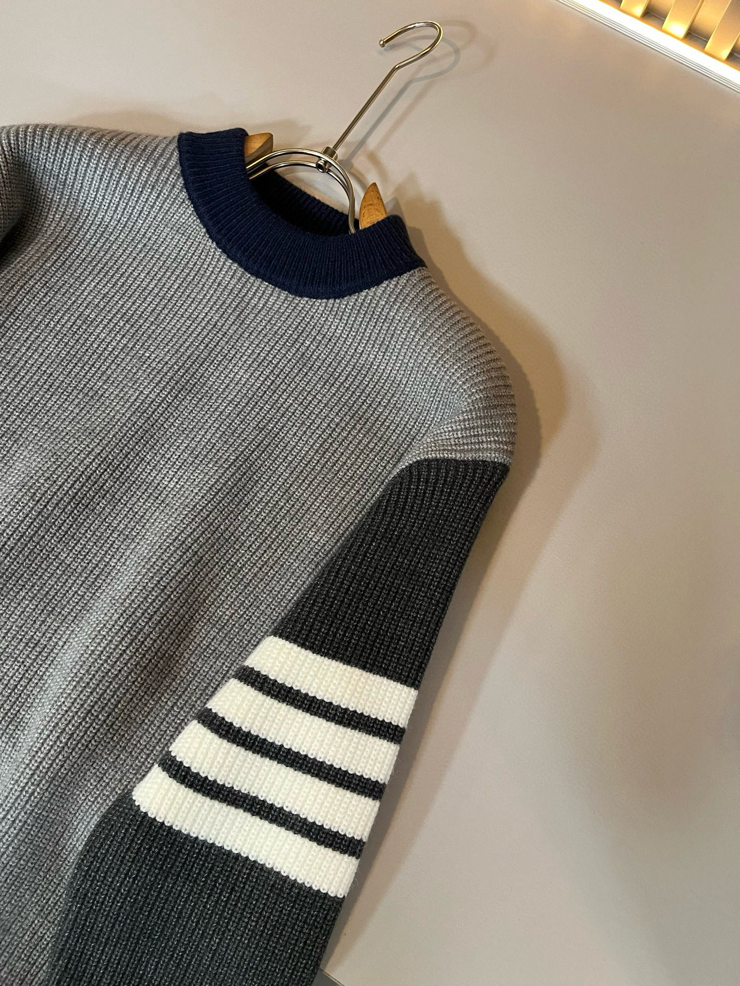Thom Browne Couple Basic Clothing Wool Striped M-xl