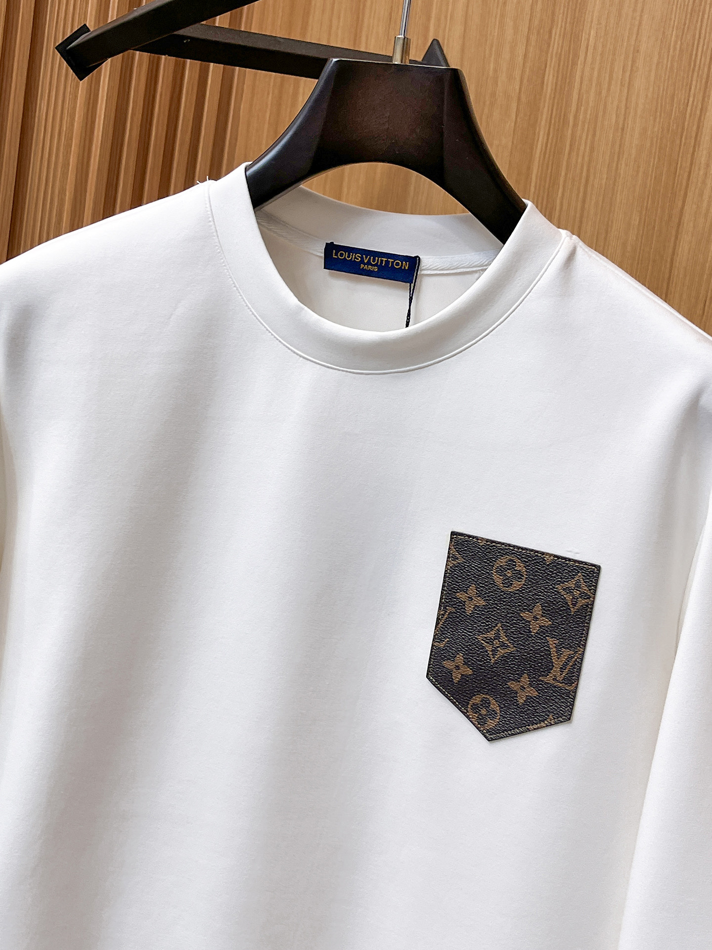 Louis Vuitton Male Hoodie Cotton Black Xs-s-m-l