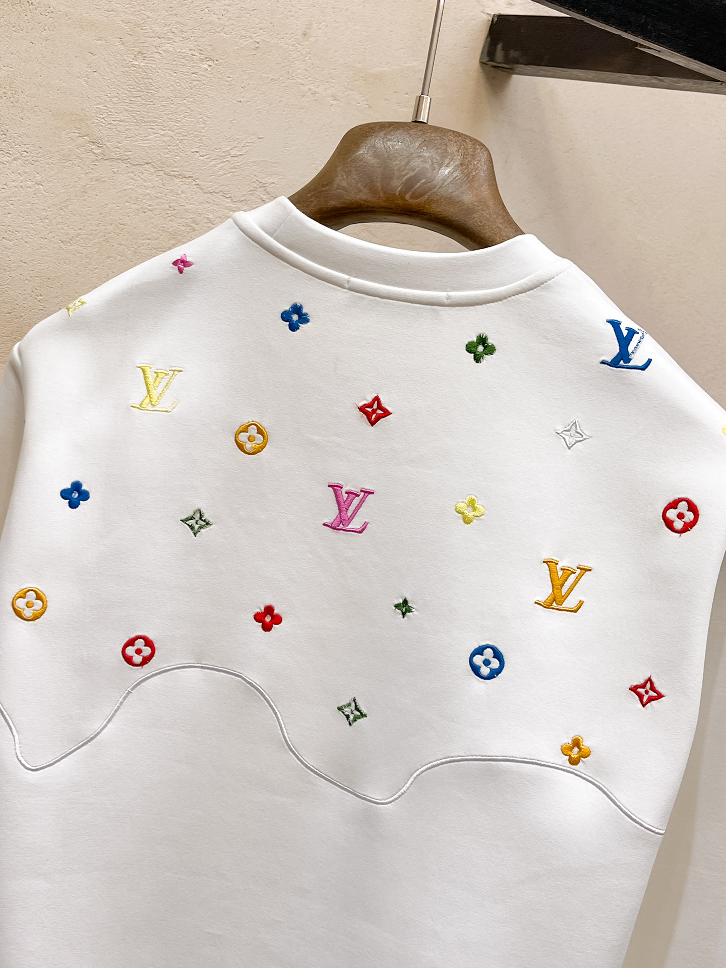 Louis Vuitton Male Hoodie Cotton Black Xs-s-m-l