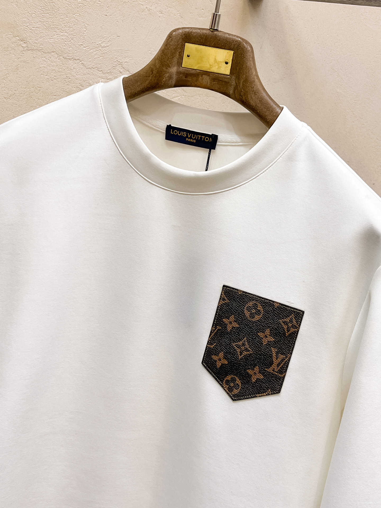 Louis Vuitton Male Hoodie Cotton Black Xs-s-m-l