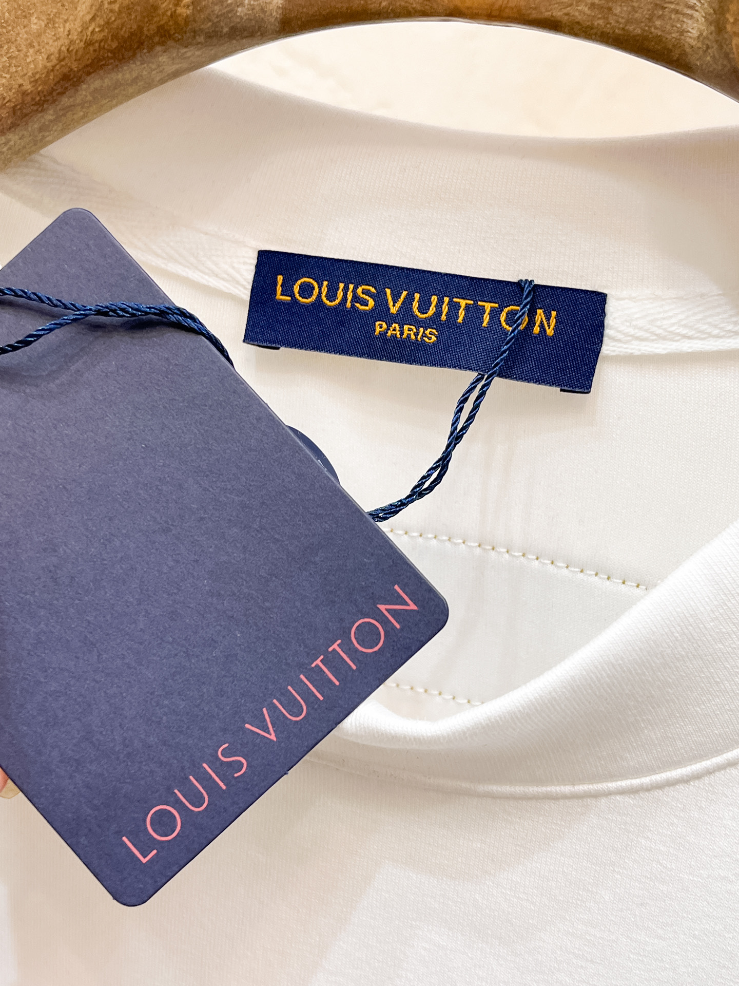 Louis Vuitton Male Hoodie Cotton Black Xs-s-m-l