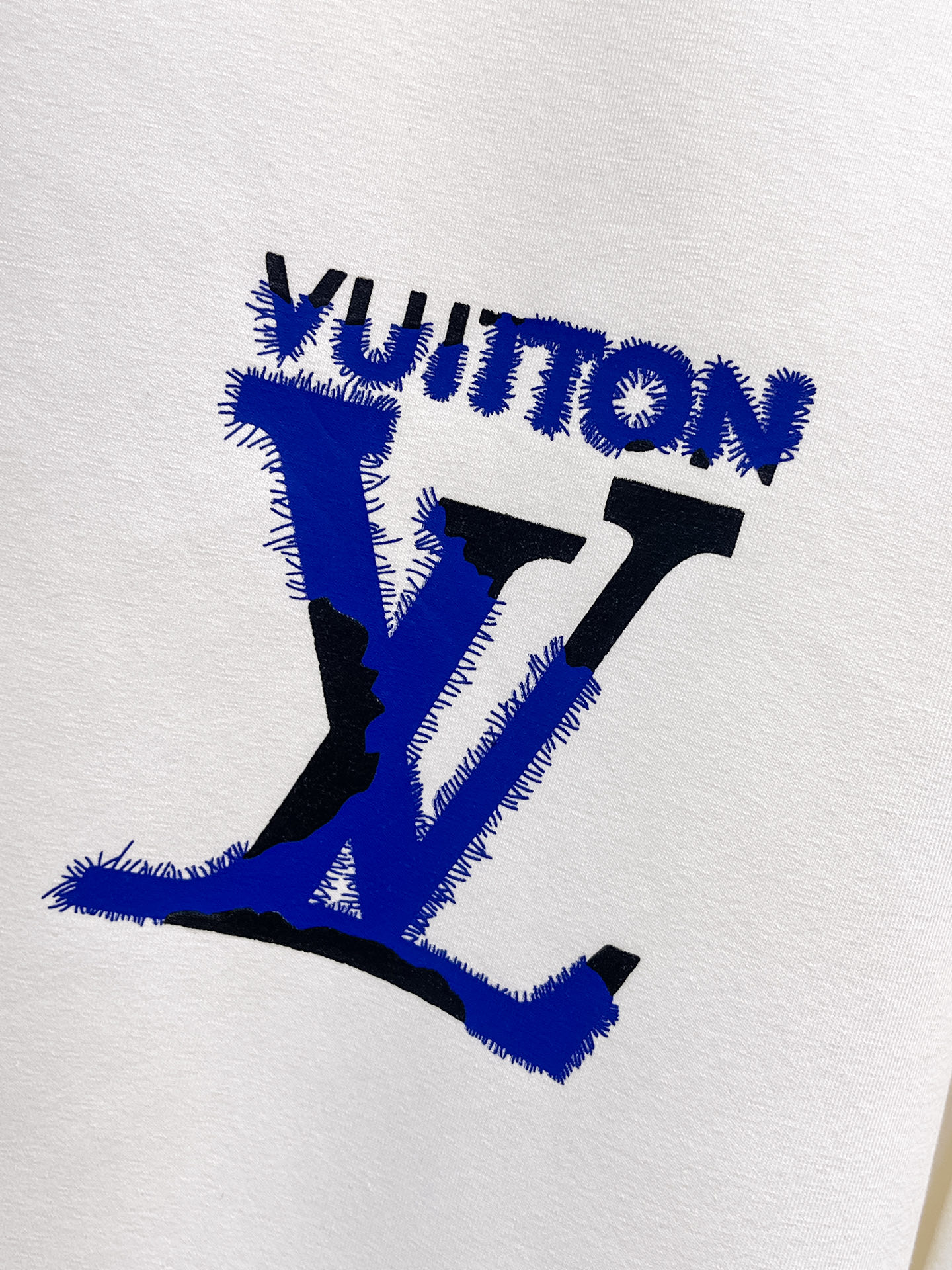 Louis Vuitton Male Hoodie Cotton Black Xs-s-m-l