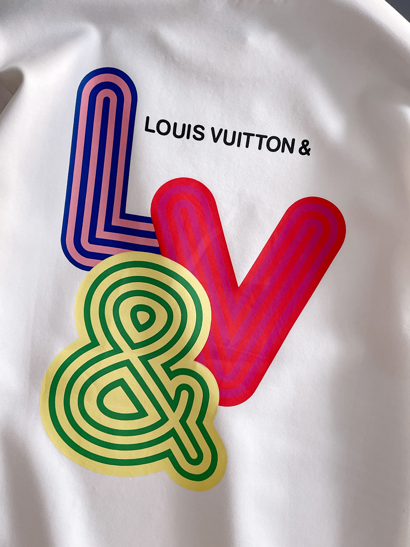 Louis Vuitton Male Hoodie Cotton Black Xs-s-m-l