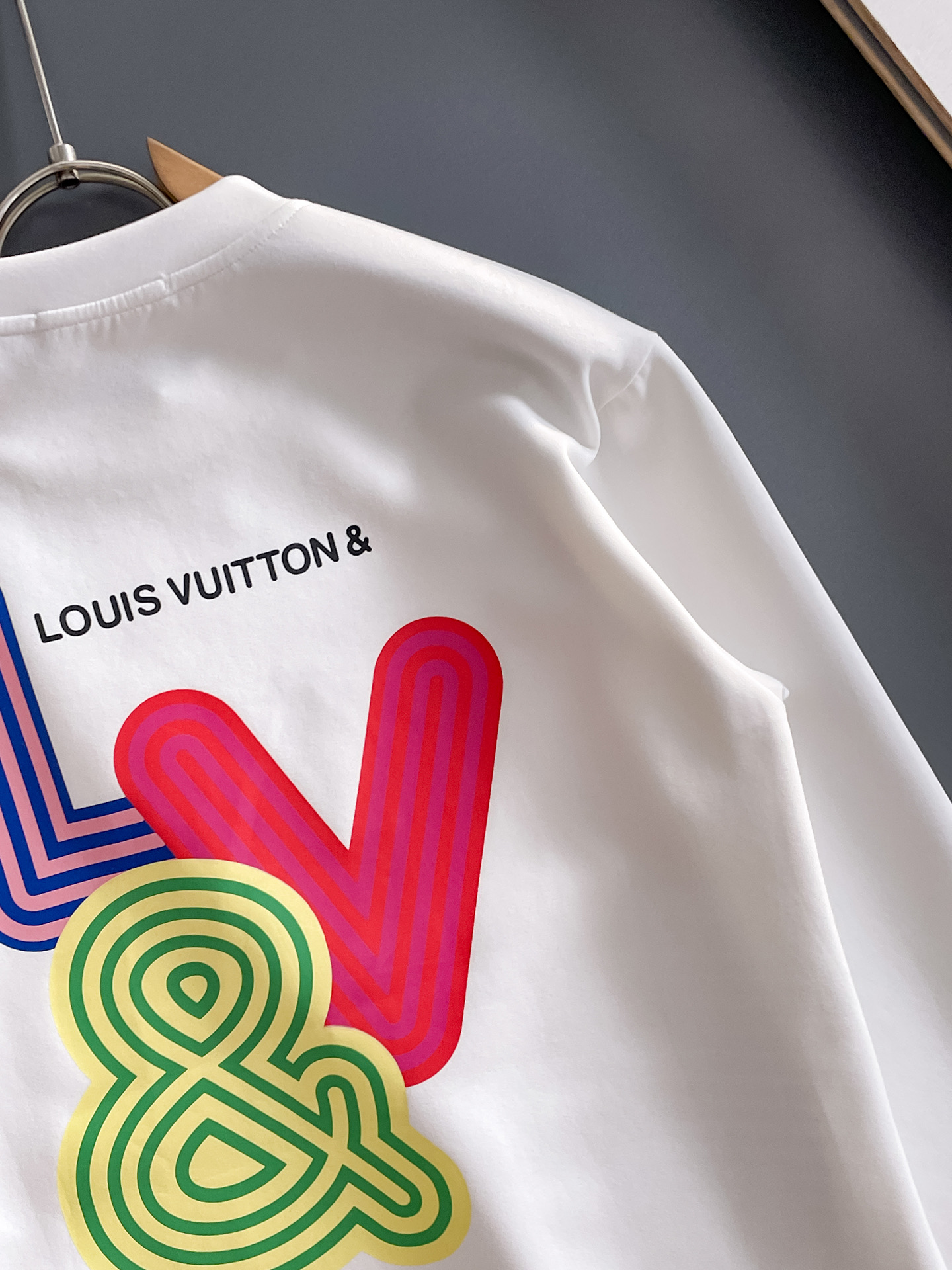 Louis Vuitton Male Hoodie Cotton Black Xs-s-m-l