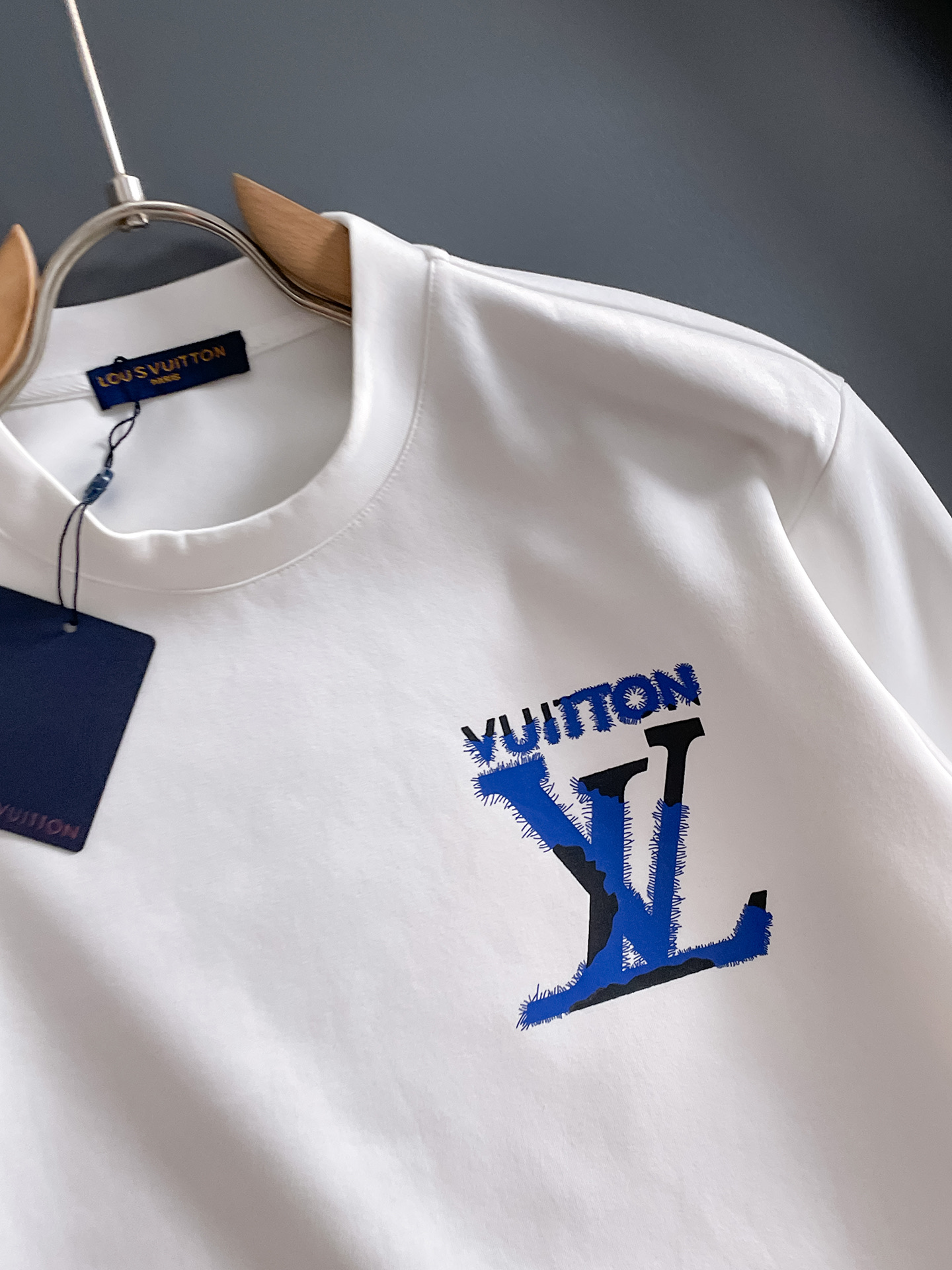 Louis Vuitton Male Hoodie Cotton Black Xs-s-m-l