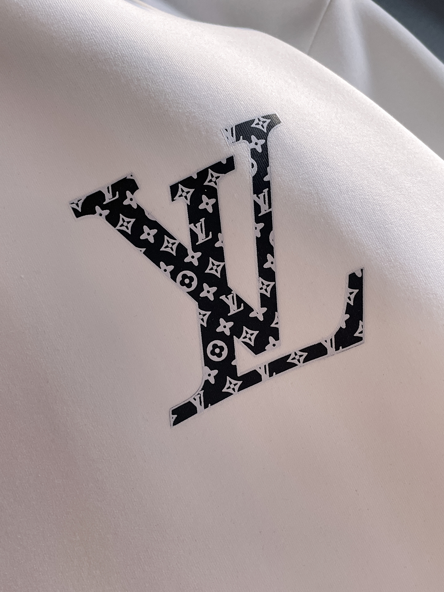 Louis Vuitton Male Hoodie Cotton Black Xs-s-m-l