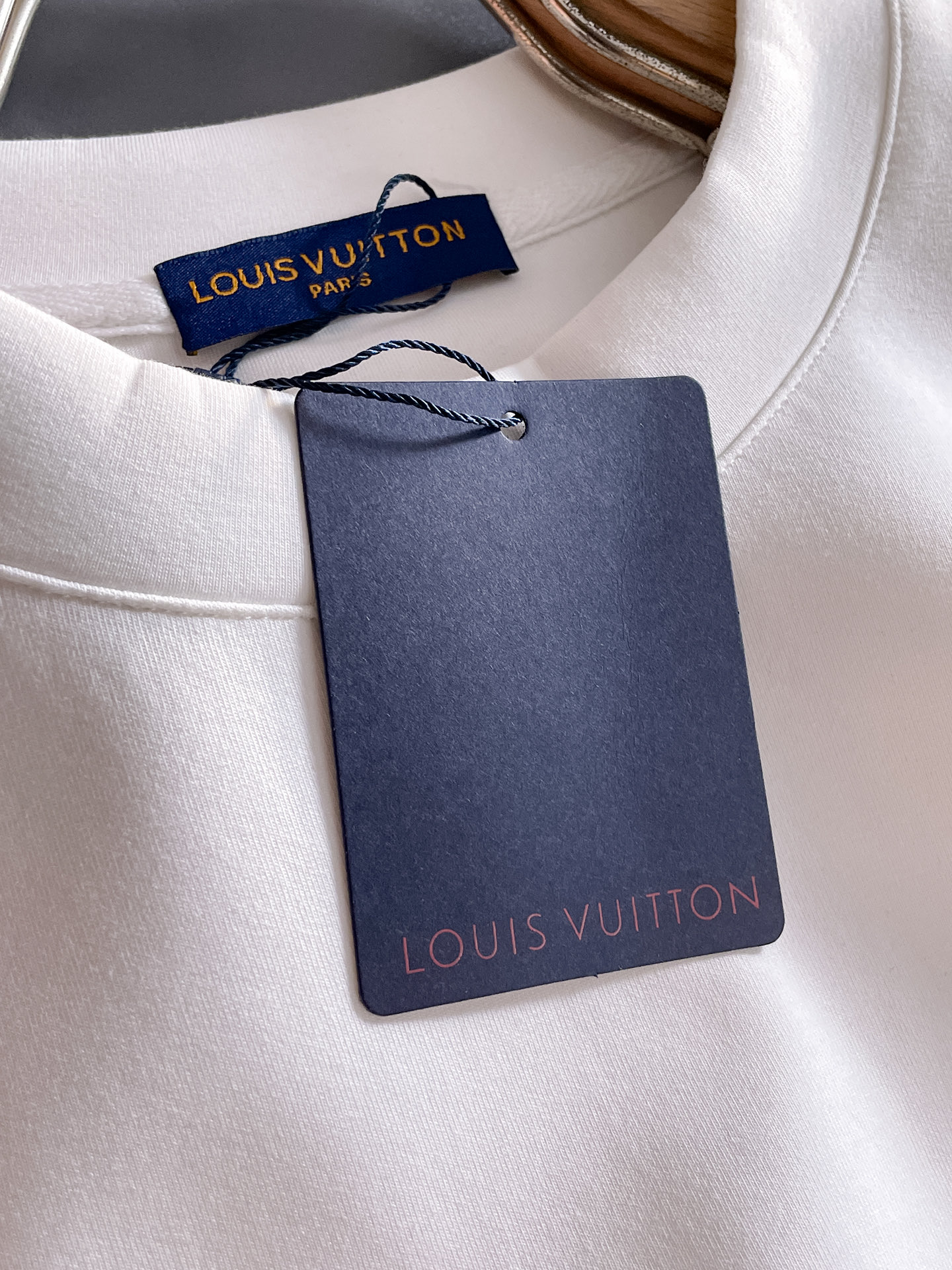 Louis Vuitton Male Hoodie Cotton Black Xs-s-m-l