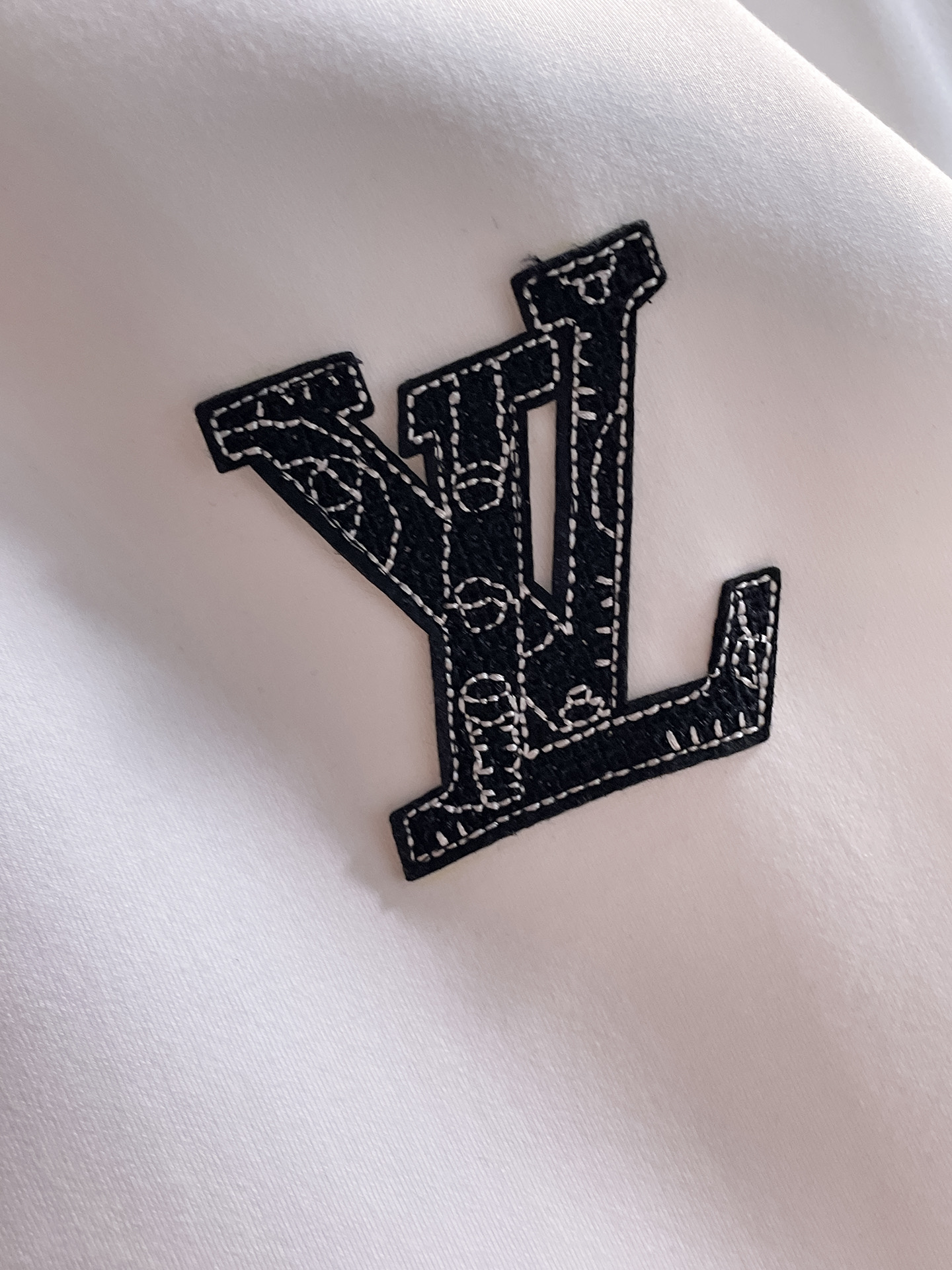Louis Vuitton Male Hoodie Cotton Black Xs-s-m-l