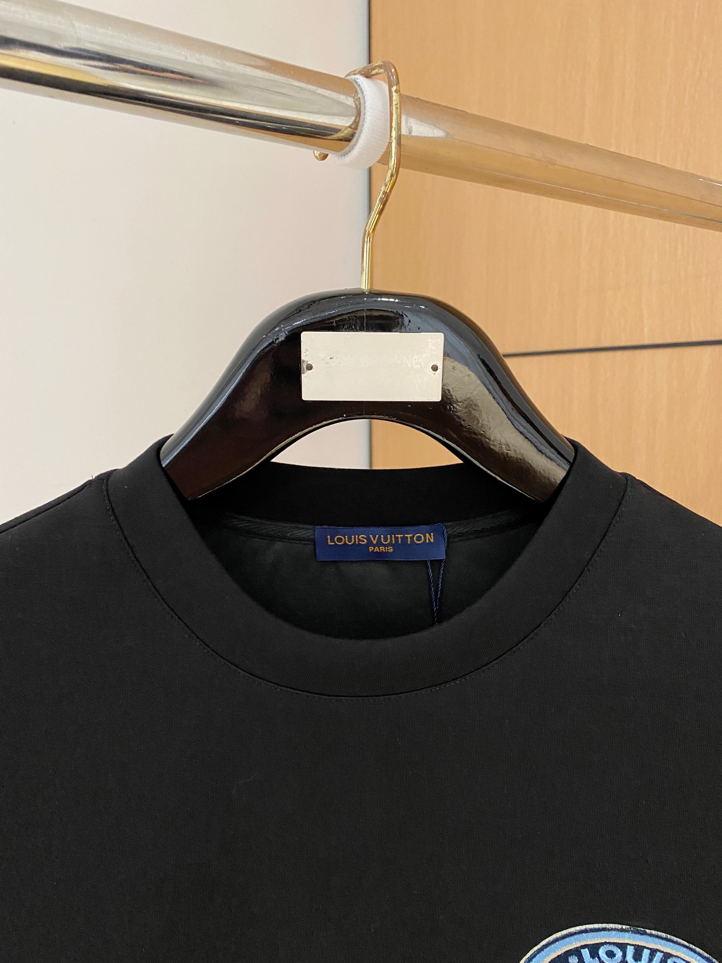 Louis Vuitton Male Hoodie Cotton Black Xs-s-m-l