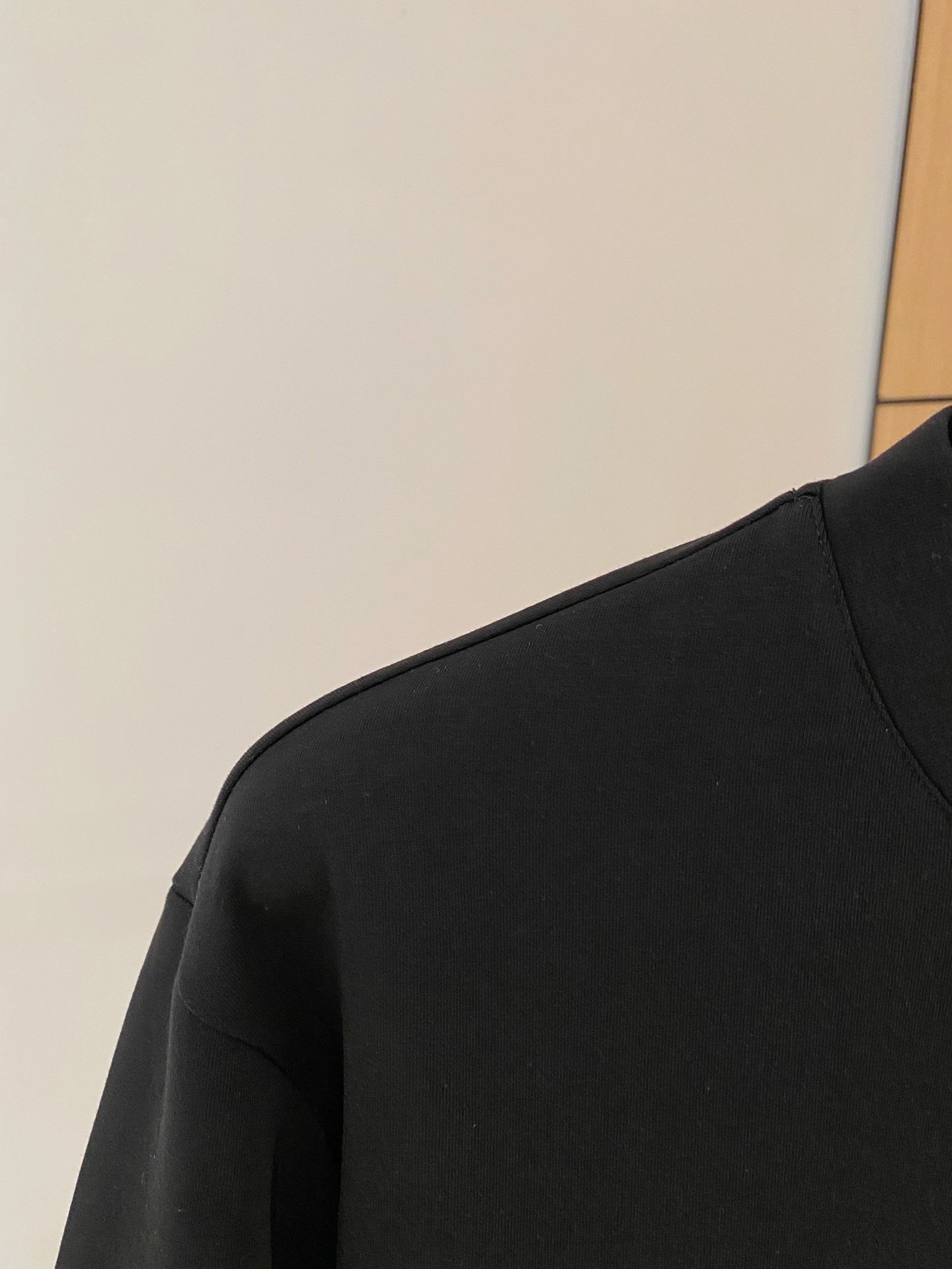 Louis Vuitton Male Hoodie Cotton Black Xs-s-m-l