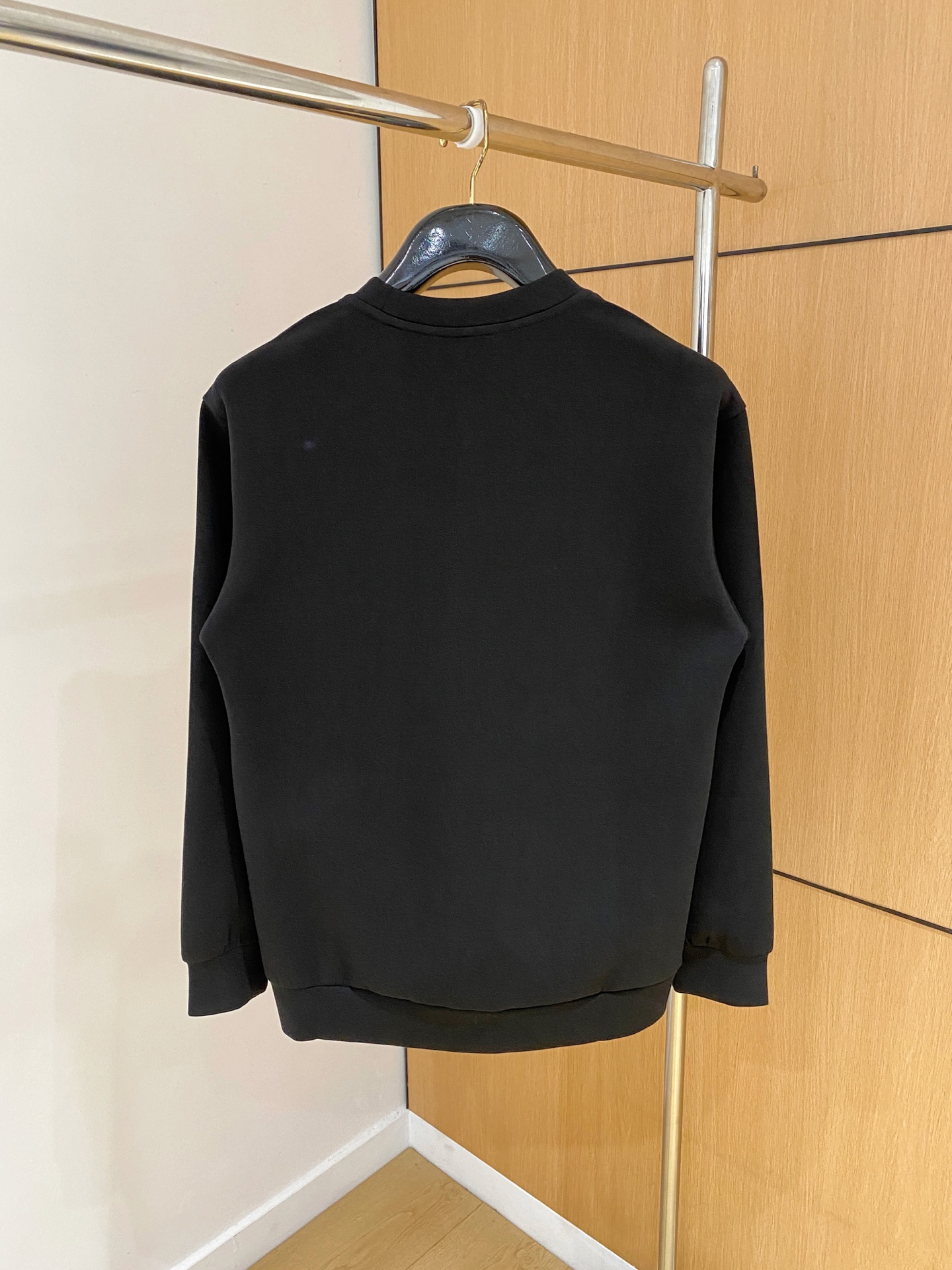 Louis Vuitton Male Hoodie Cotton Black Xs-s-m-l