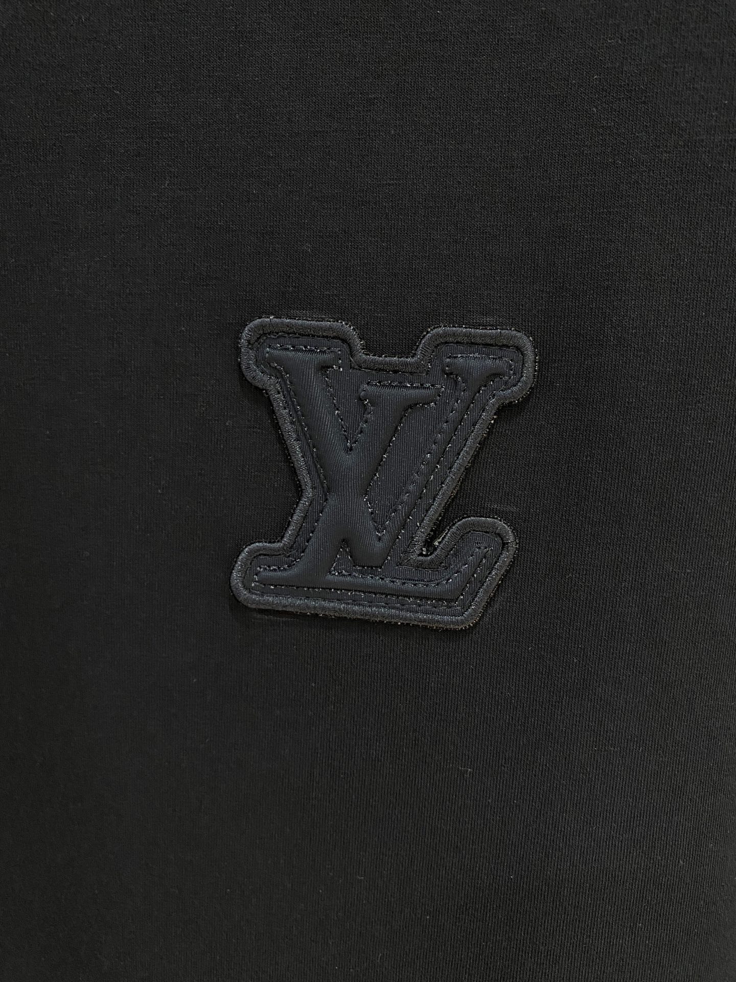 Louis Vuitton Male Hoodie Cotton Black Xs-s-m-l