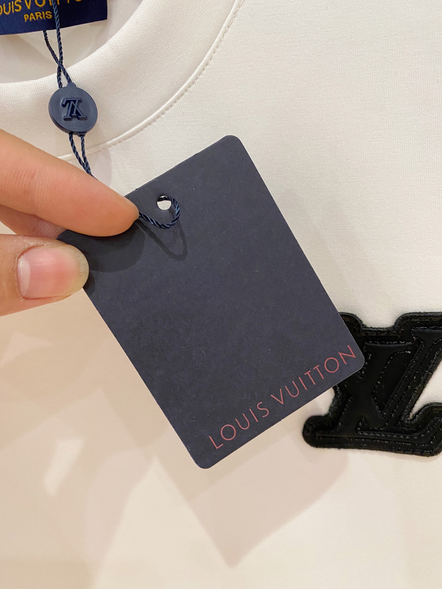 Louis Vuitton Male Hoodie Cotton Black Xs-s-m-l