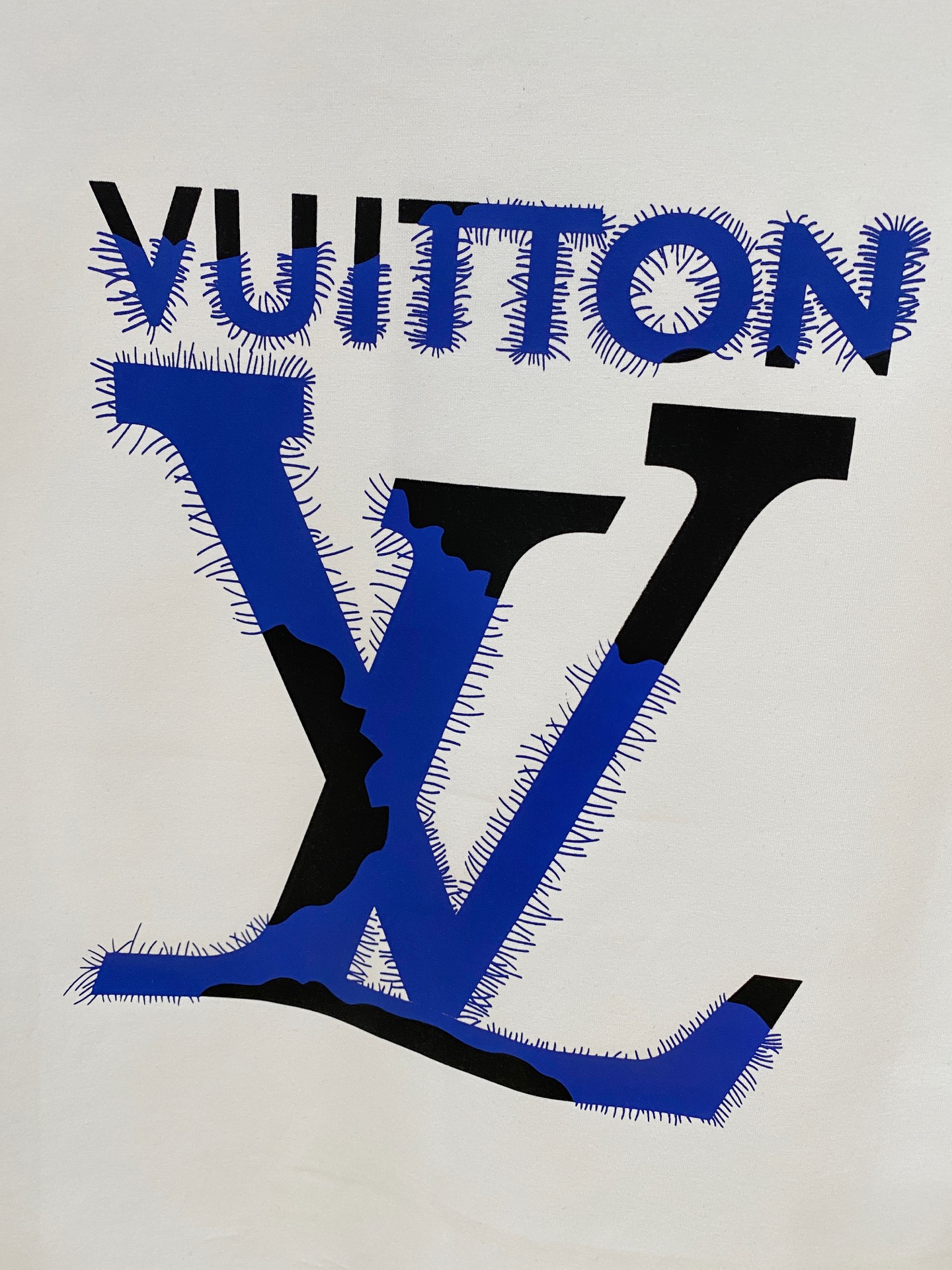 Louis Vuitton Male Hoodie Cotton Black Xs-s-m-l