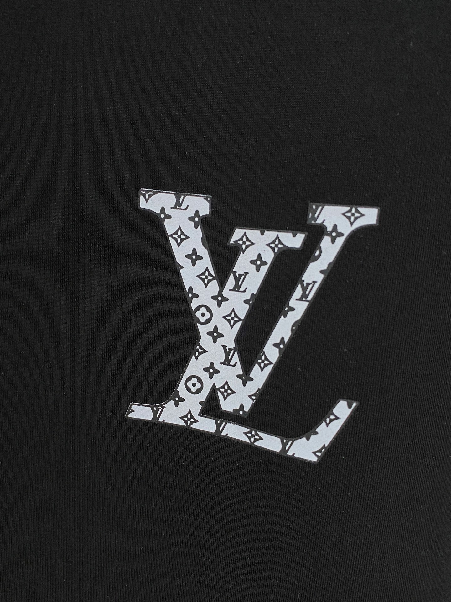 Louis Vuitton Male Hoodie Cotton Black Xs-s-m-l