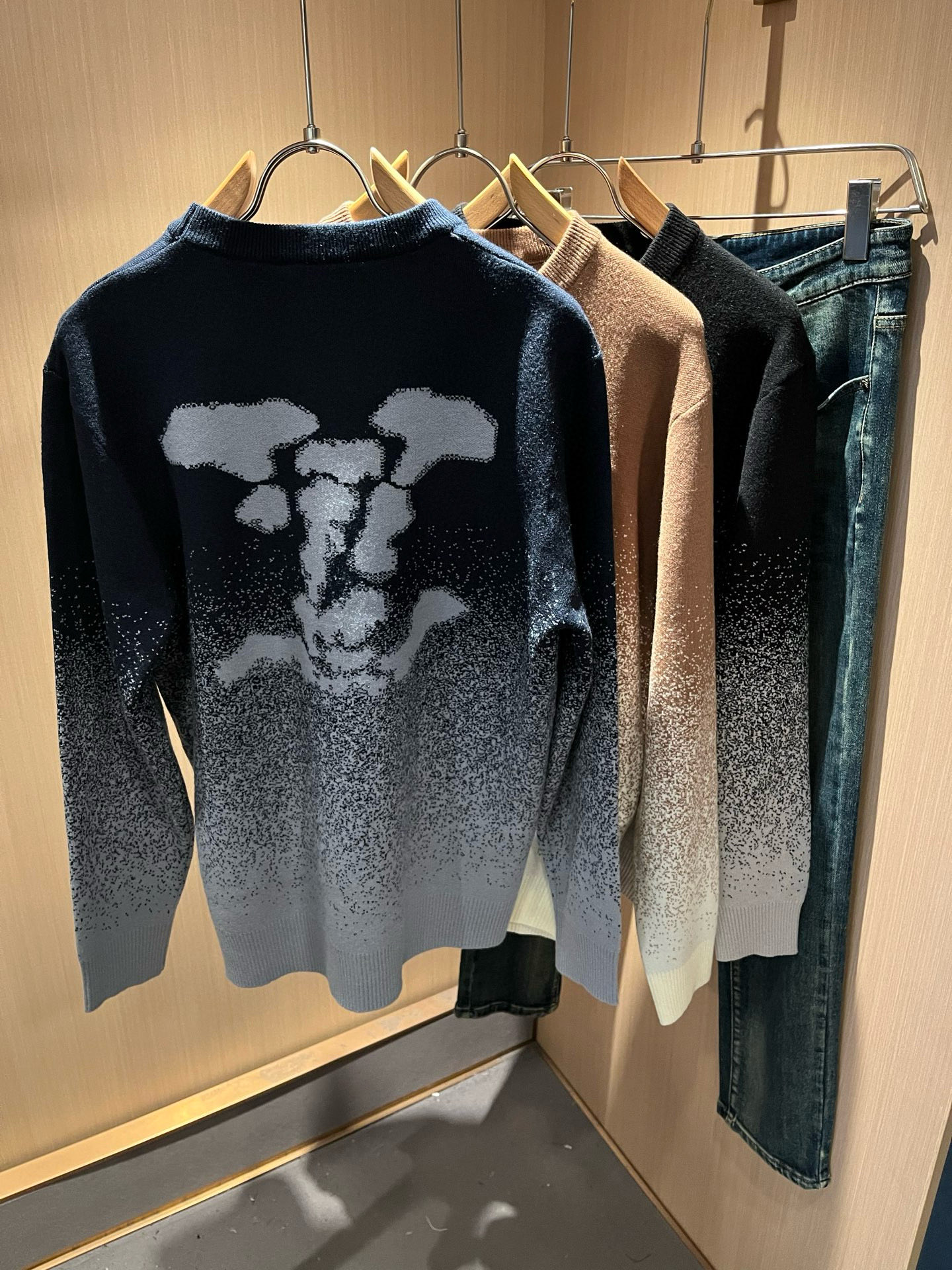 Louis Vuitton Couple Basic Clothing Wool Slim Fit S-m-l-xl