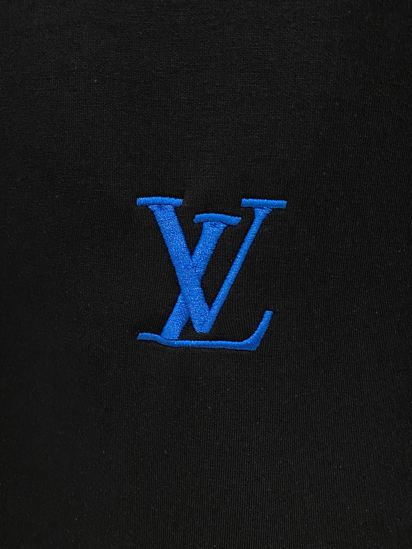 Louis Vuitton Male Hoodie Cotton Black Xs-s-m-l