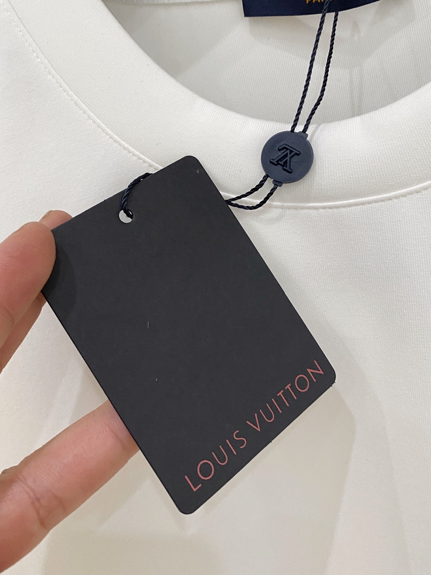 Louis Vuitton Male Hoodie Cotton Black Xs-s-m-l