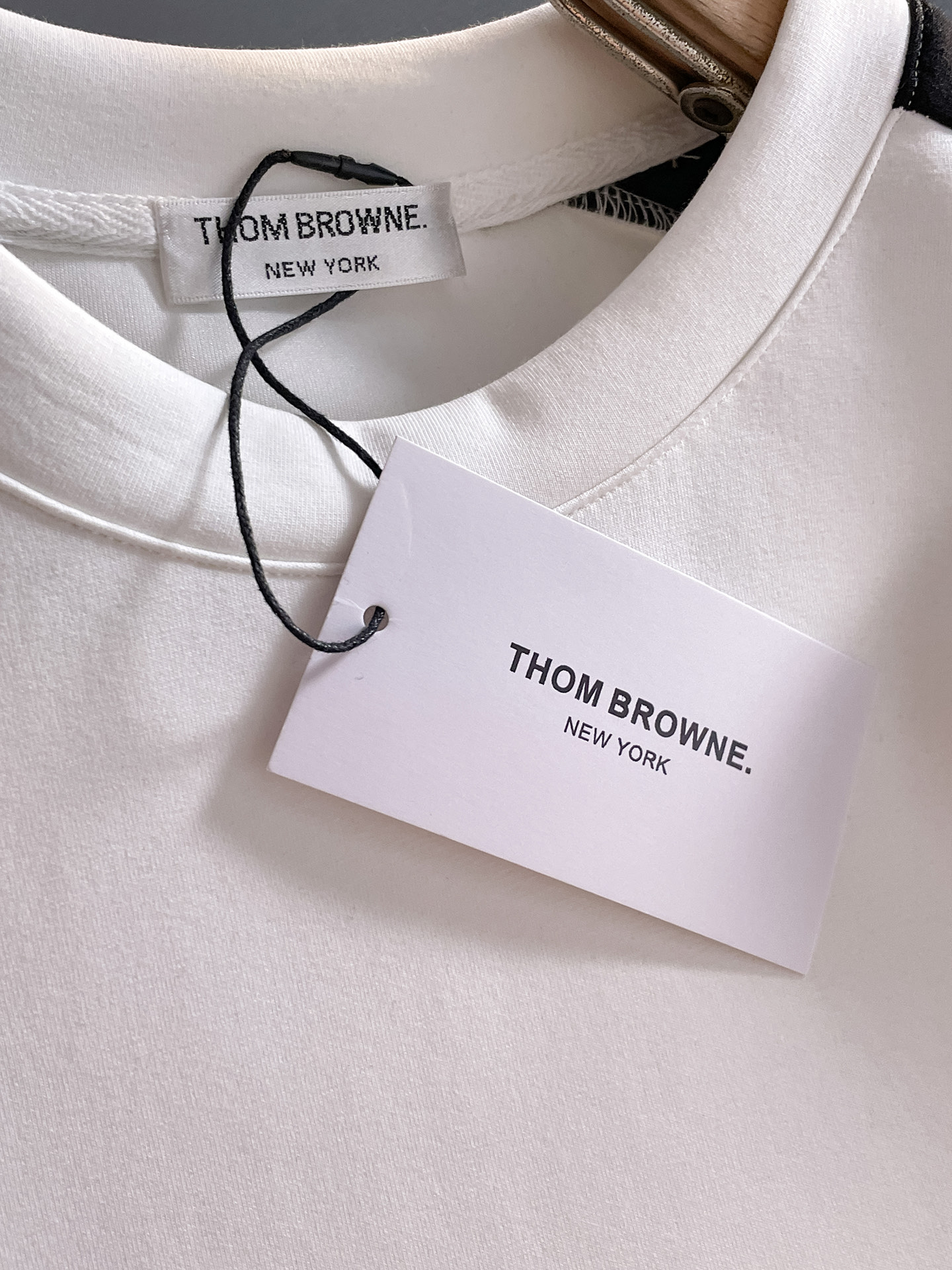 Thom Browne Male Hoodie Cotton Black Xs-s-m-l